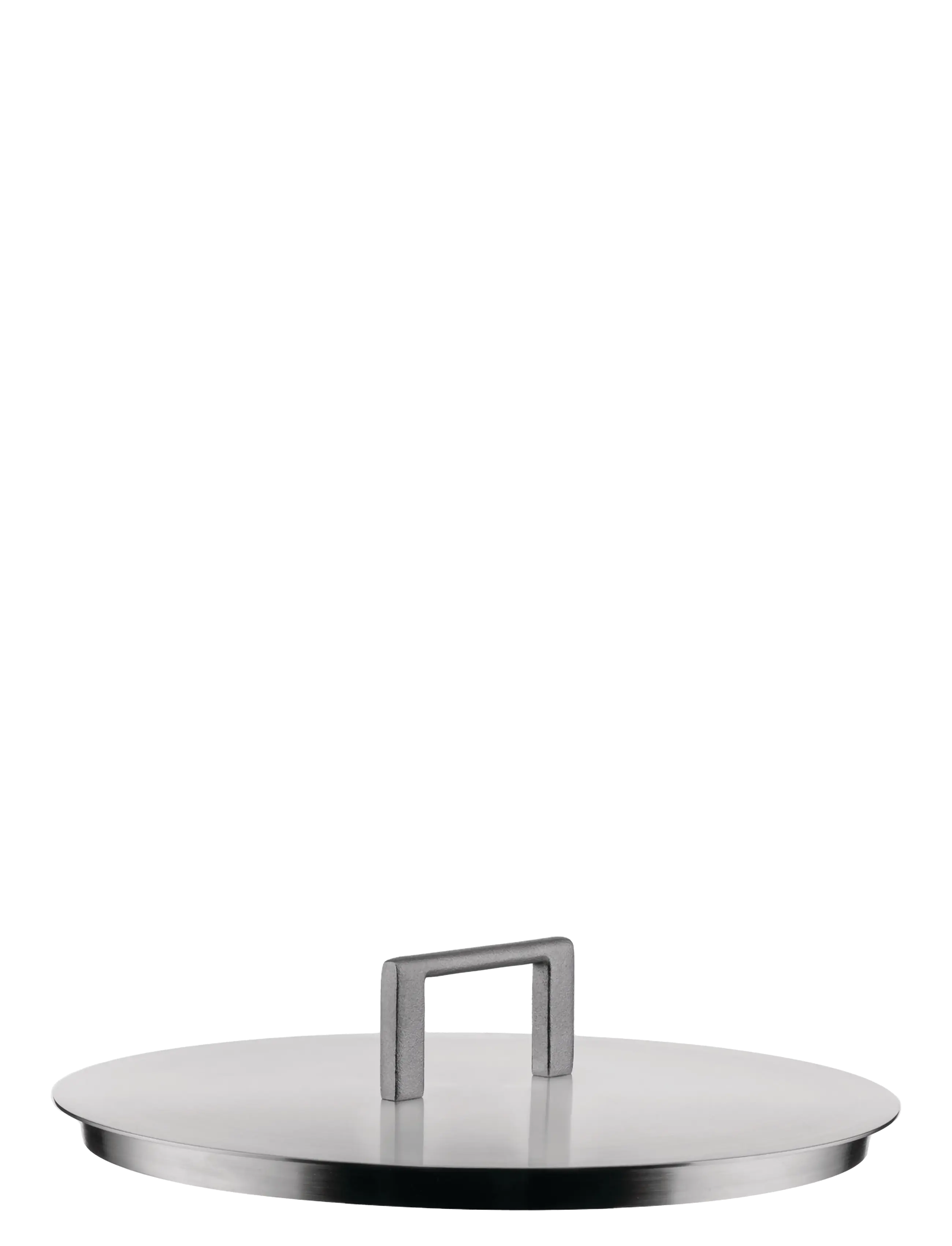 Alessi Lid In 18/10 Stainless Steel, Matt, D20 cm, Pots & Pans, Silber - Lids Accessories, Homeware