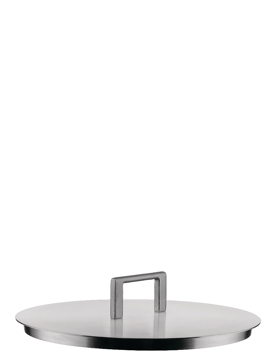 Alessi - Lid in 18/10 stainless steel, matt - kaaned ja tarvikud - steel - 0