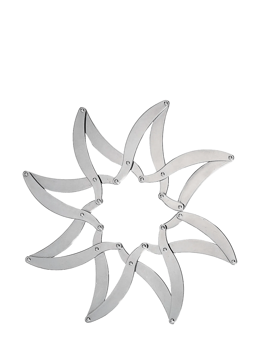 Alessi - Pull-out trivet in 18/10 polished stainless steel - kuumaalused - steel - 1