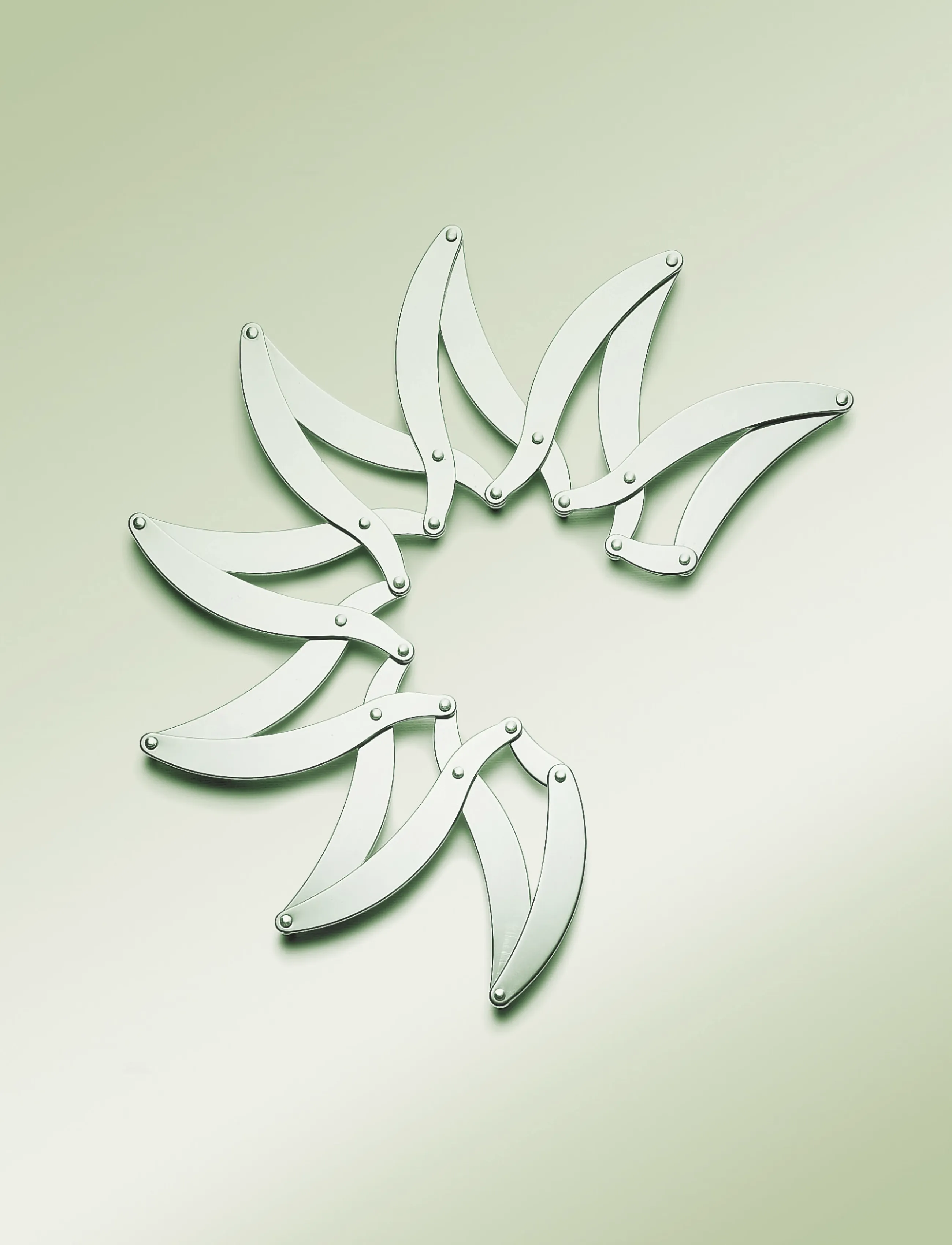 Alessi - Pull-out trivet in 18/10 polished stainless steel - steel - 3