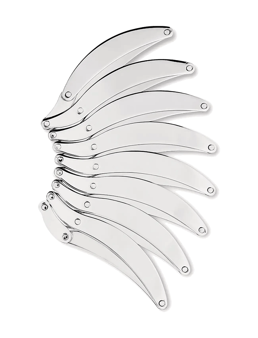 Alessi - Pull-out trivet in 18/10 polished stainless steel - kuumaalused - steel - 2