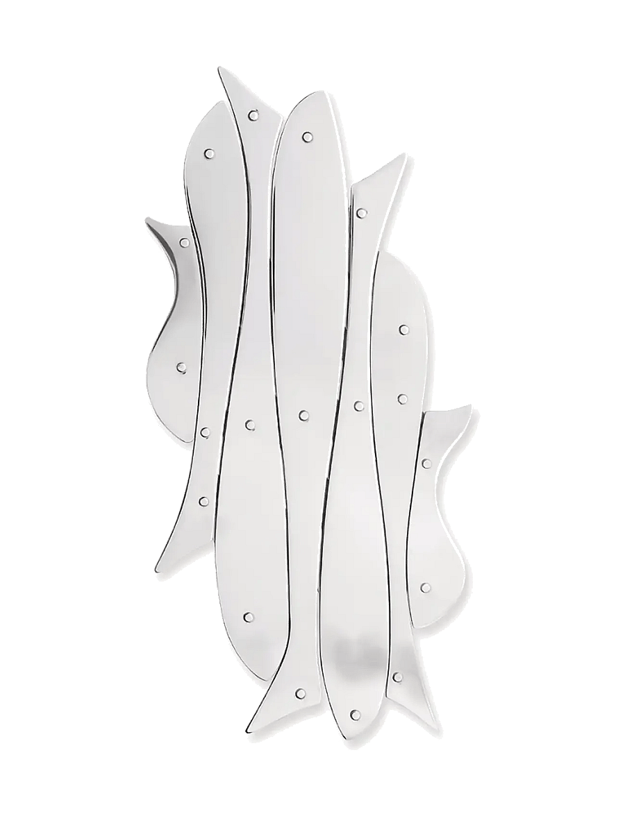 Alessi - Pull-out trivet in 18/10 polished stainless steel - kuumaalused - steel - 2