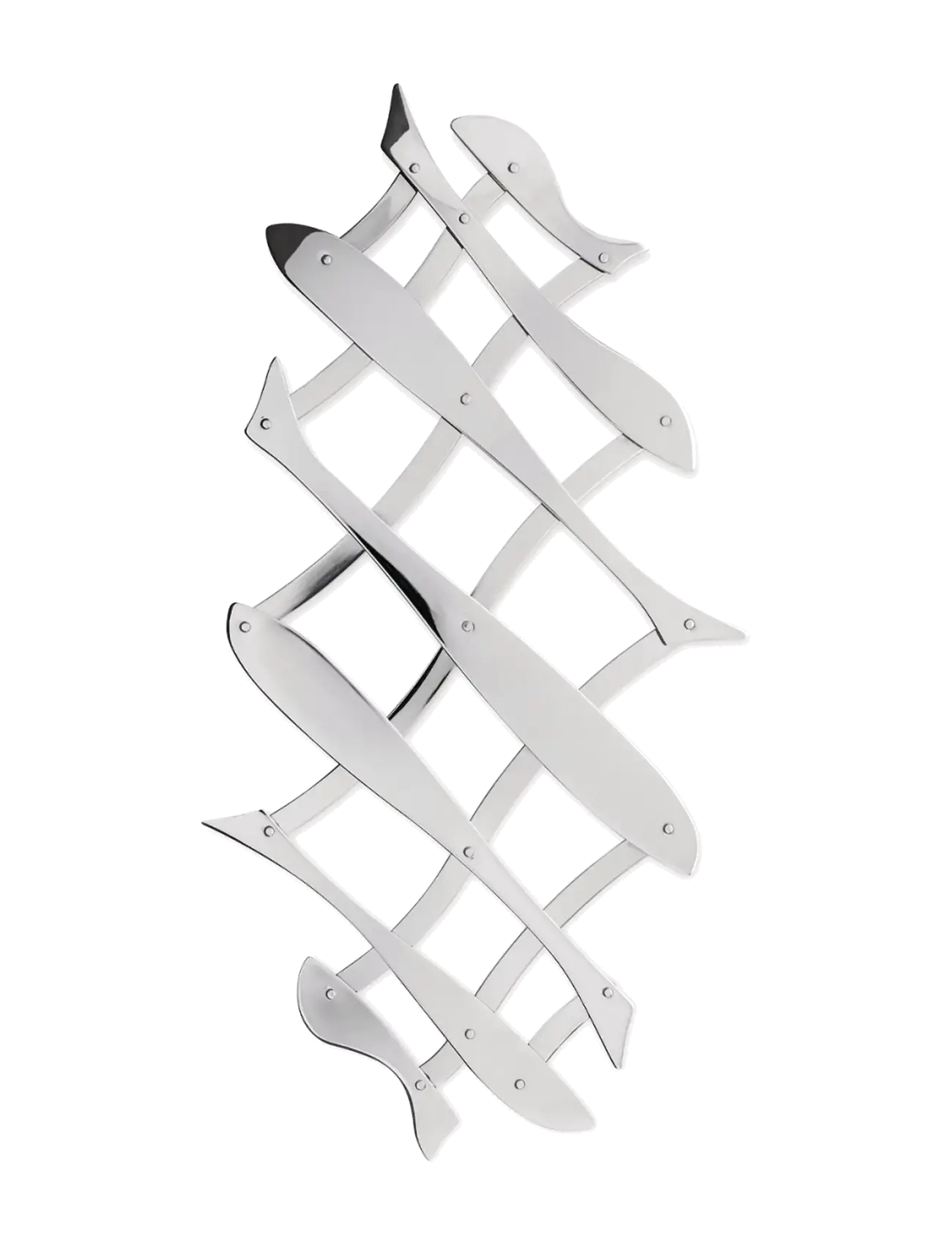 Alessi - Pull-out trivet in 18/10 polished stainless steel - steel - 3