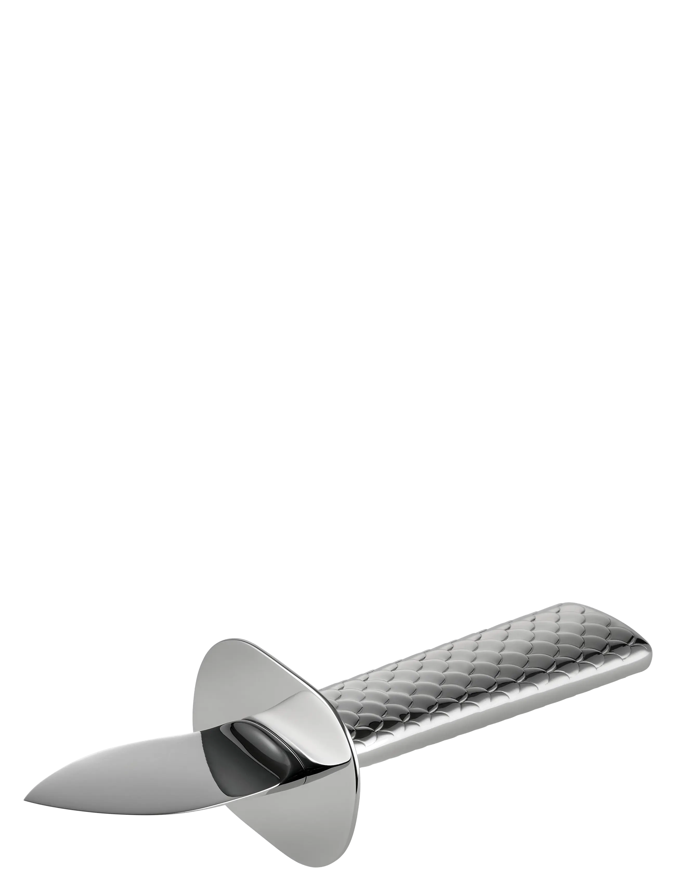 Alessi Oyster knife in 18/10 stainless steel Blade in AISI 420 steel - Besteck - STEEL / silver