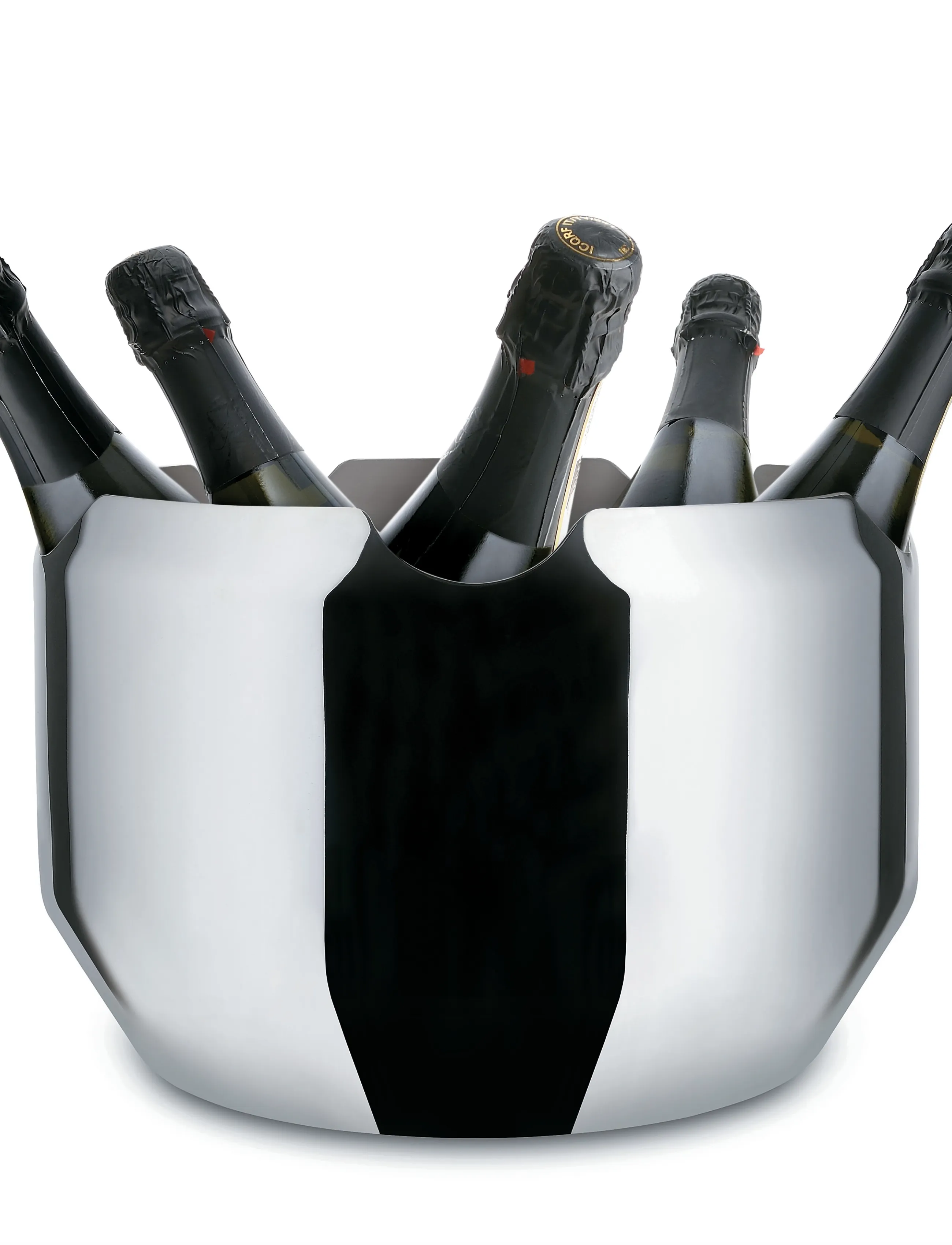 Alessi - Ice bucket in 18/10 mirror-polished stainless steel - steel - 3