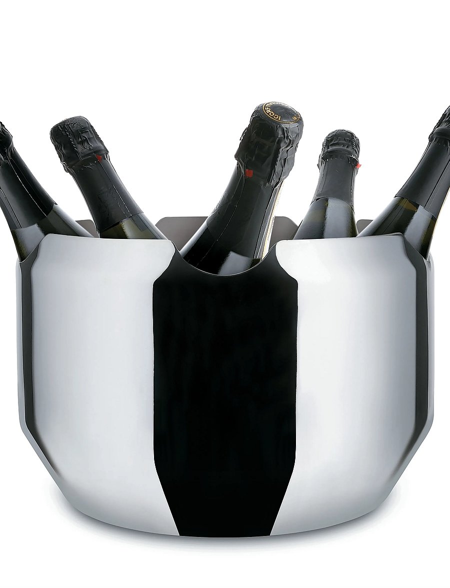 Alessi - Ice bucket in 18/10 mirror-polished stainless steel - pudelijahutid - steel - 3