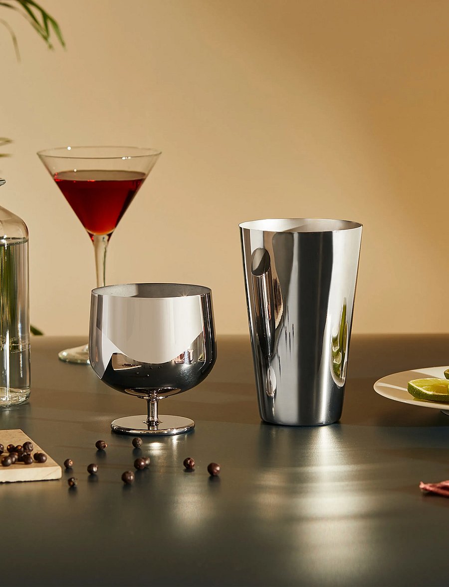 Alessi - “Parisienne” cocktail shaker in 18/10 stainless steel - shakers et ustensiles à cocktails - steel - 5