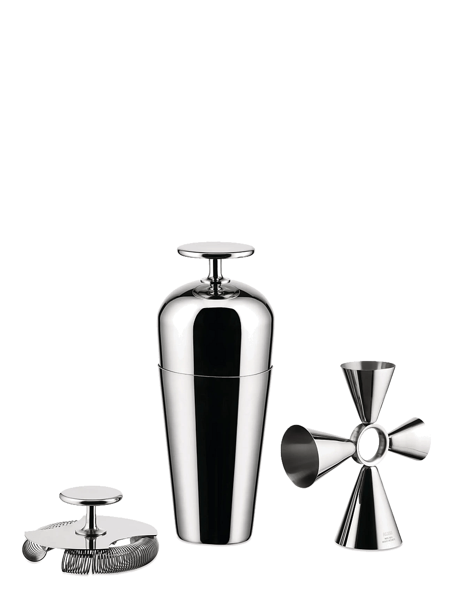 Alessi - “Parisienne” cocktail shaker in 18/10 stainless steel - shakers et ustensiles à cocktails - steel - 2