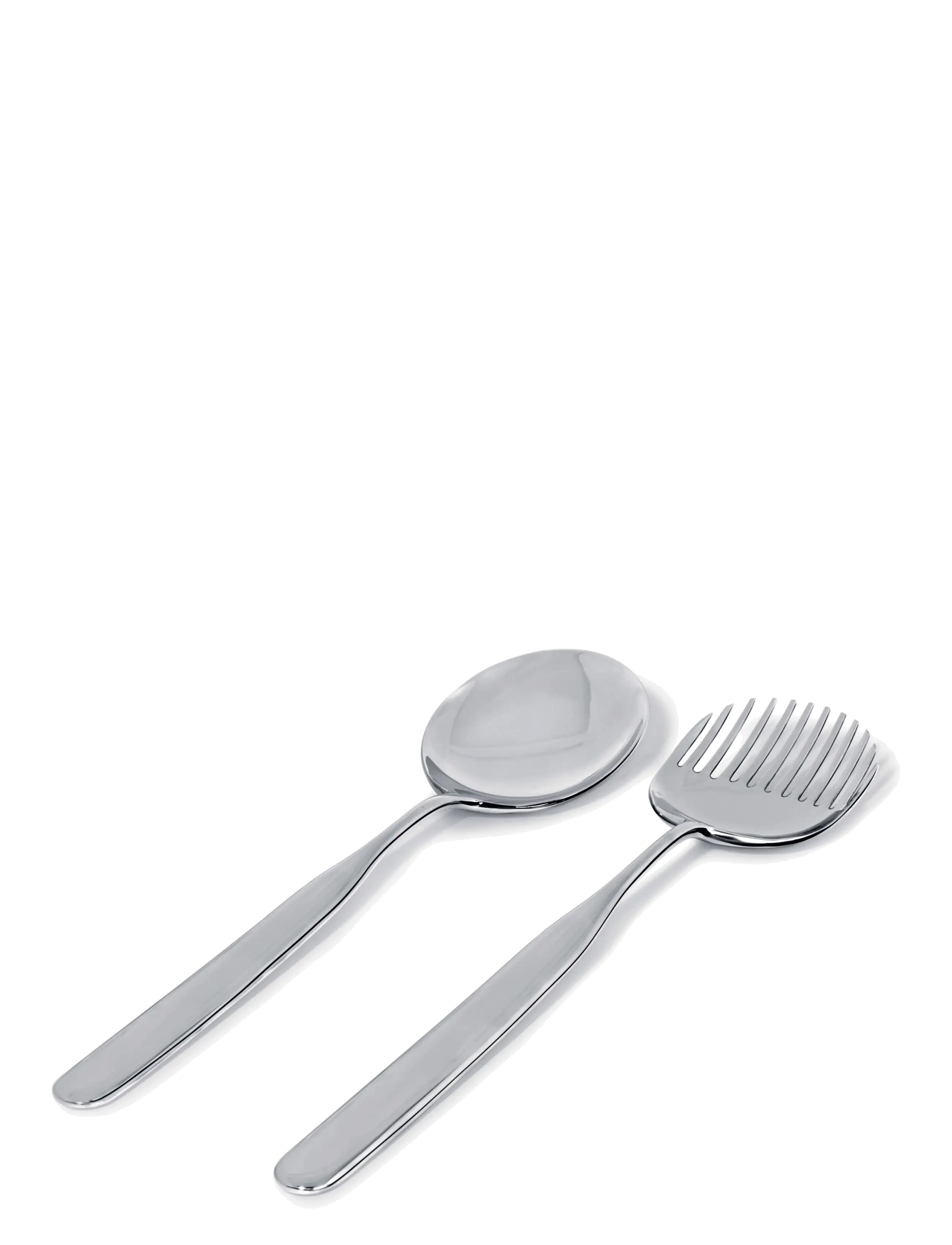 Alessi Salad set in 18/10 stainless steel - Besteck - STEEL / silver