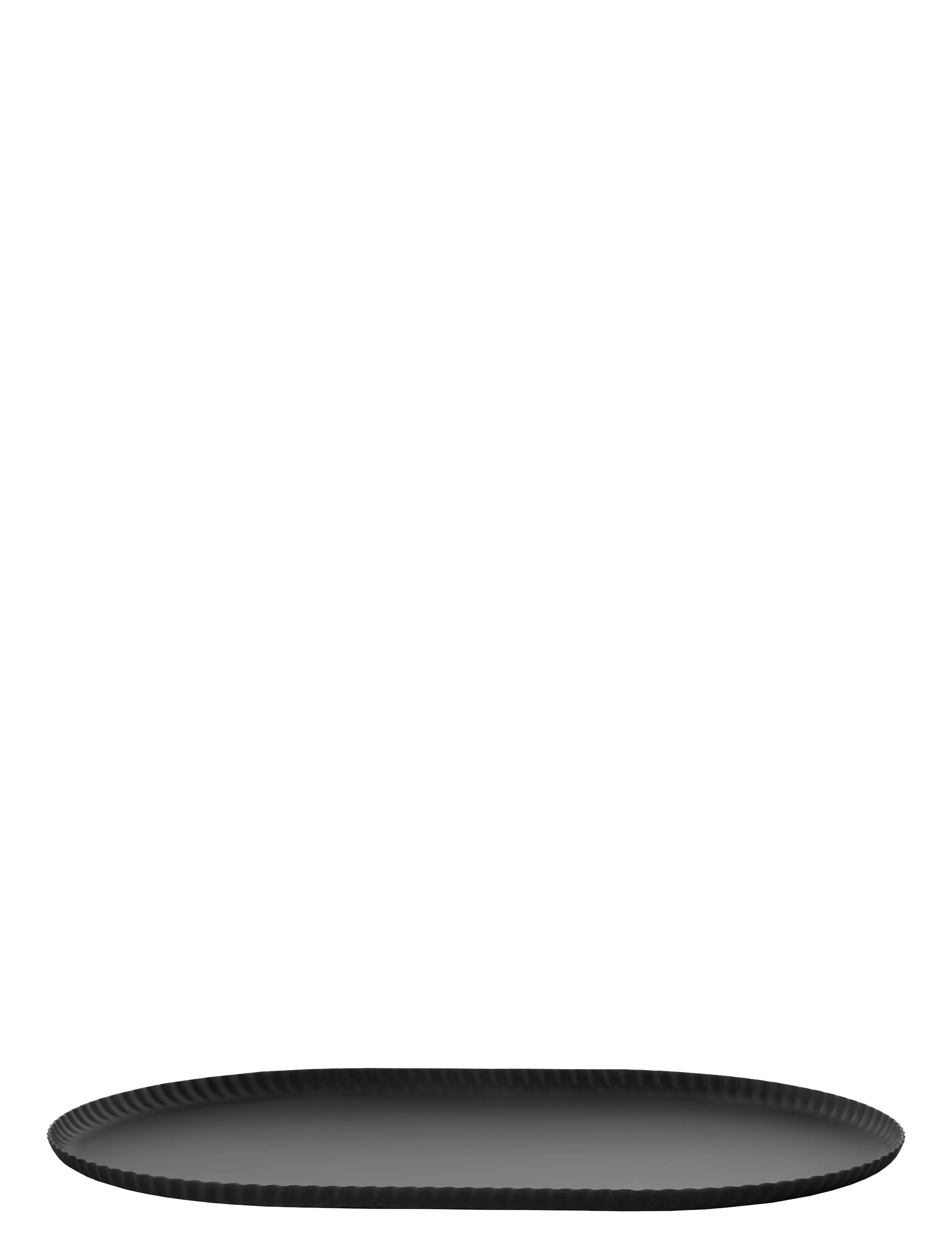 Alessi Tray In Colored Steel, Black, 46X31X1.5 cm, Dining & Table Accessories, Schwarz - Trays, Homeware