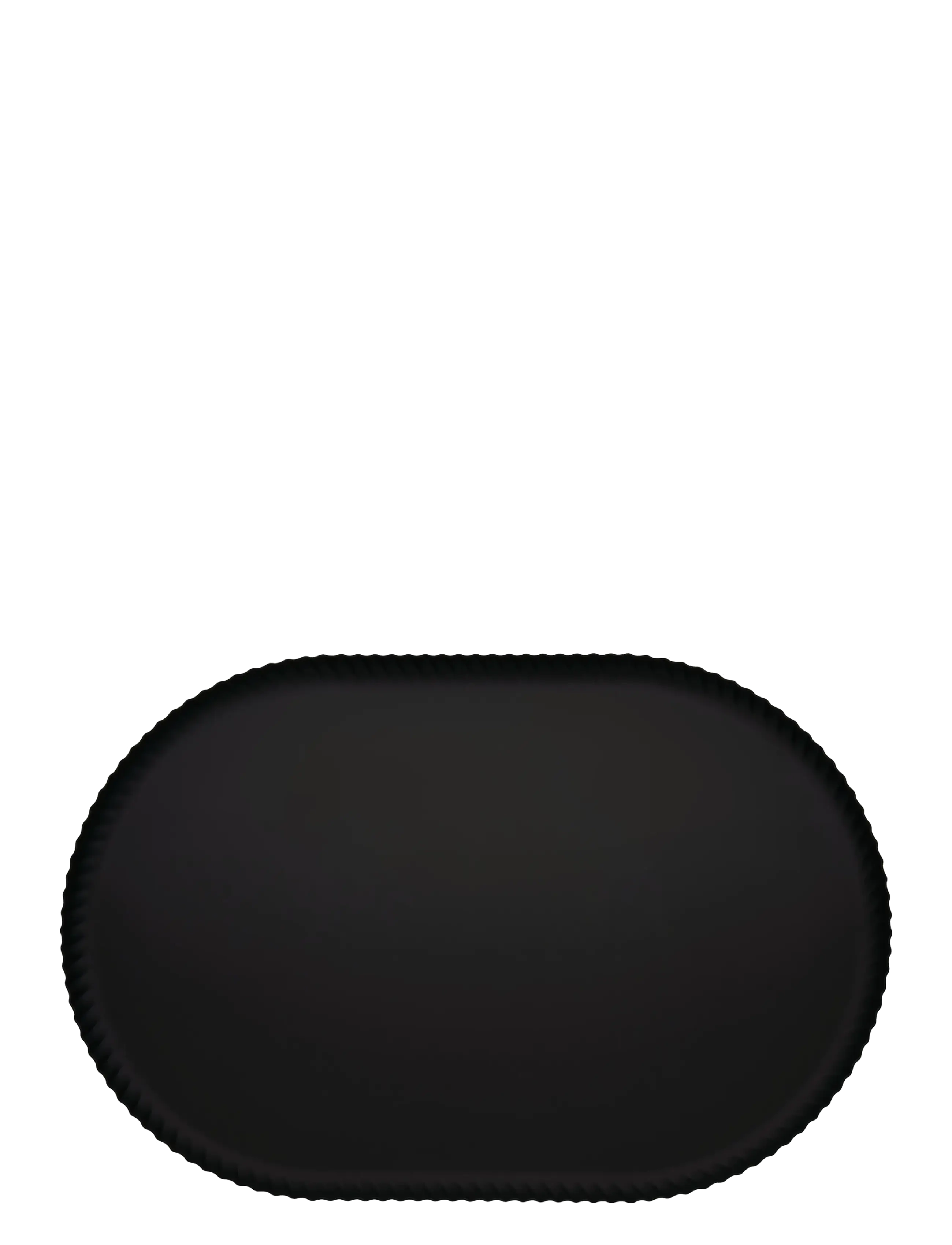 Alessi - Tray in colored steel, black - black - 1