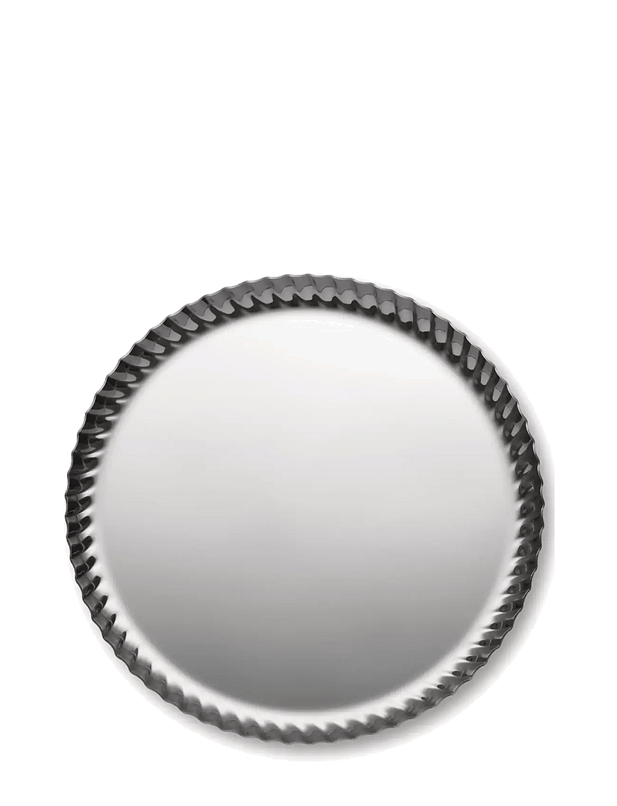 Alessi - Round tray in 18/10 stainless steel - kandikud - steel - 2