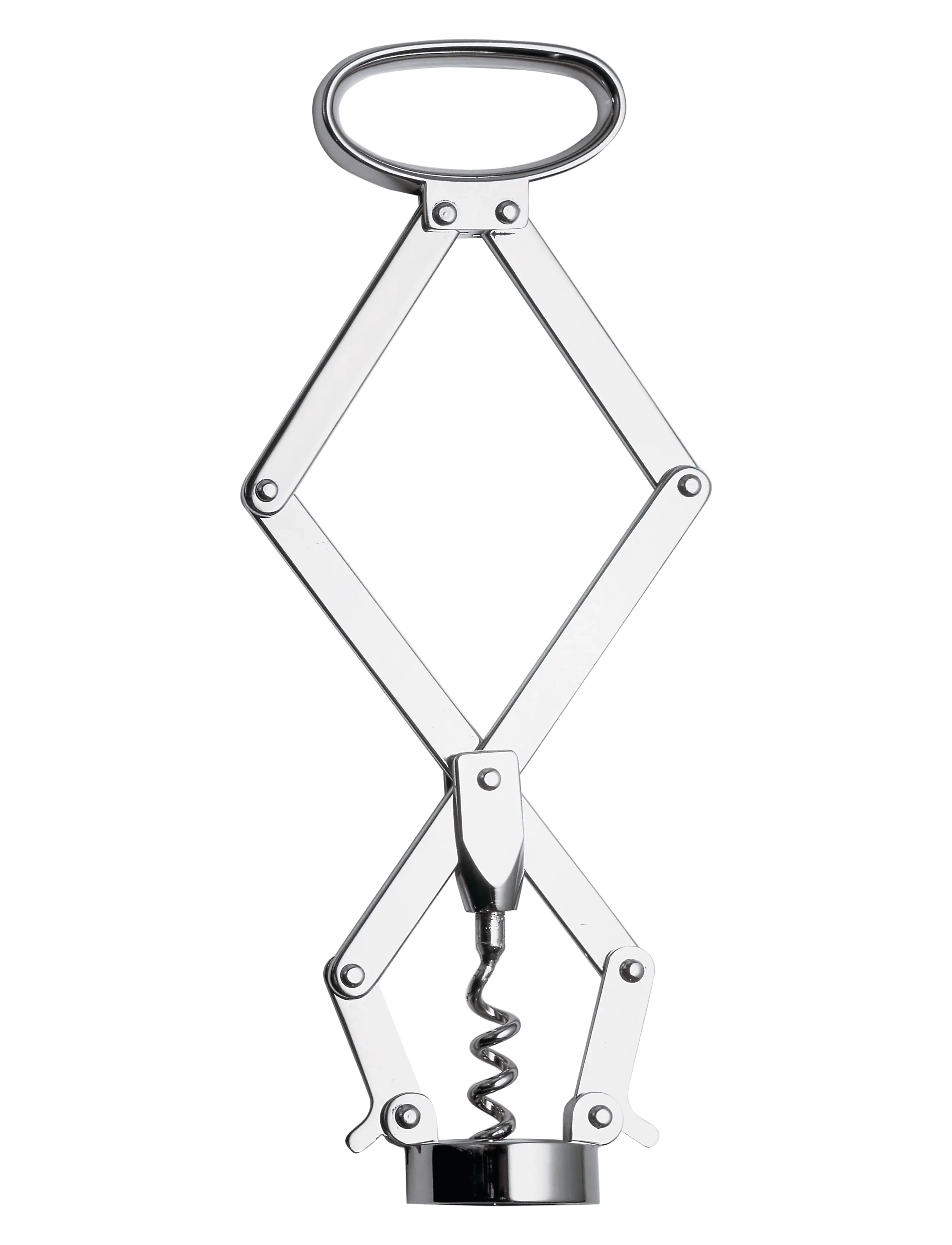 Alessi Corkscrew in 18/10 mirror-polished stainless steel - Alessi - STEEL / silver