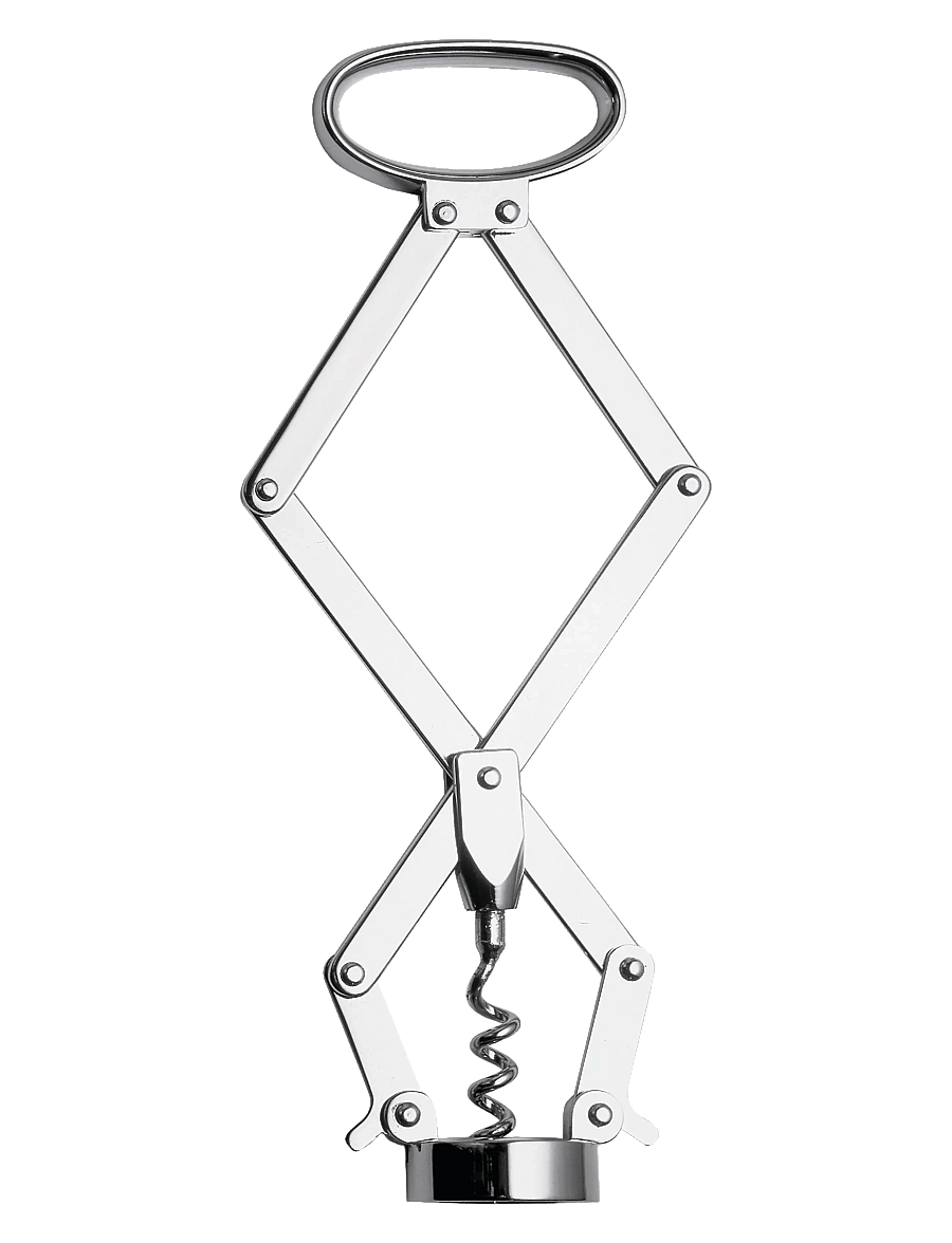 Alessi - Corkscrew in 18/10 mirror-polished stainless steel - pudeliavajad ja -korgid - steel - 1