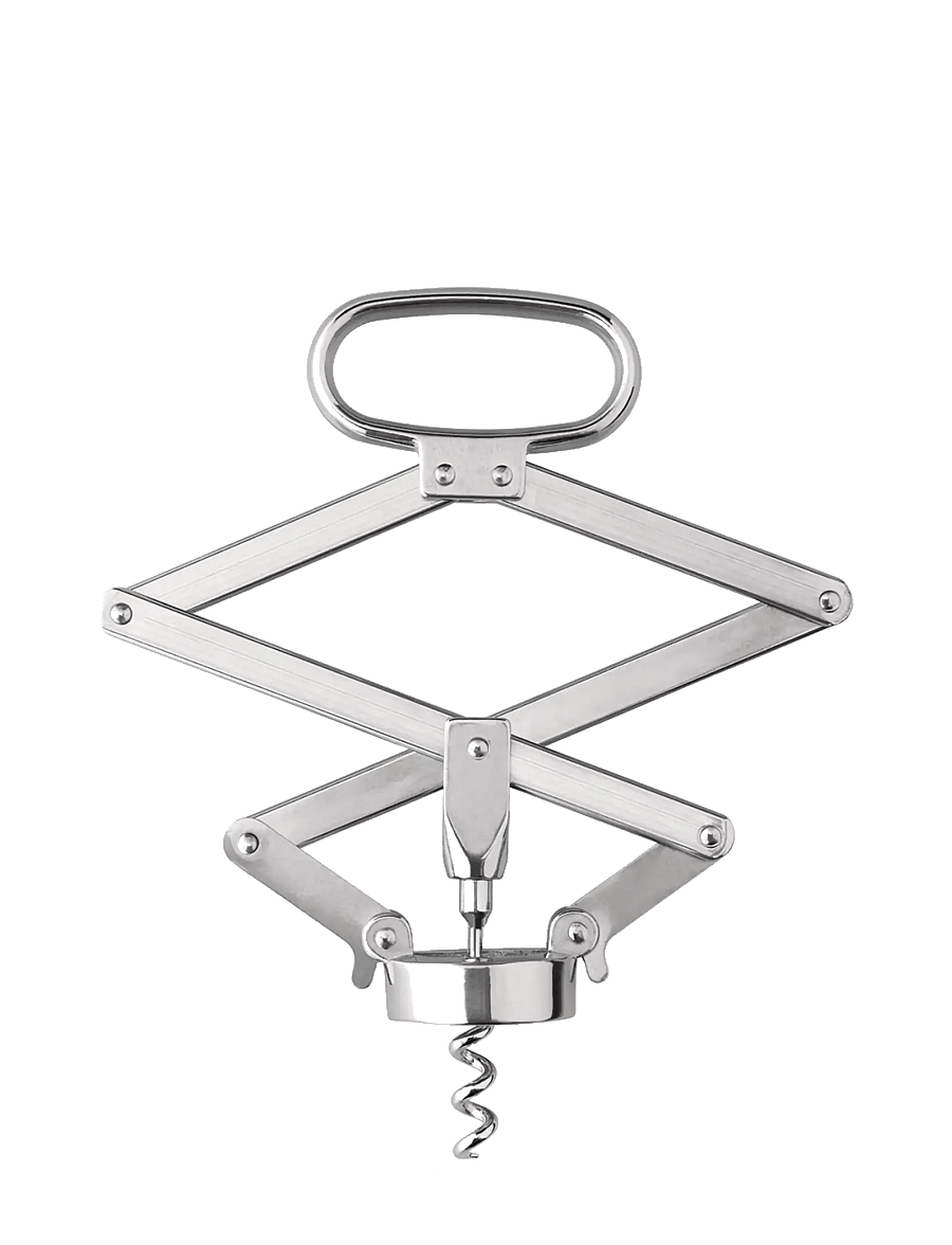 Alessi - Corkscrew in 18/10 mirror-polished stainless steel - pudeliavajad ja -korgid - steel - 2