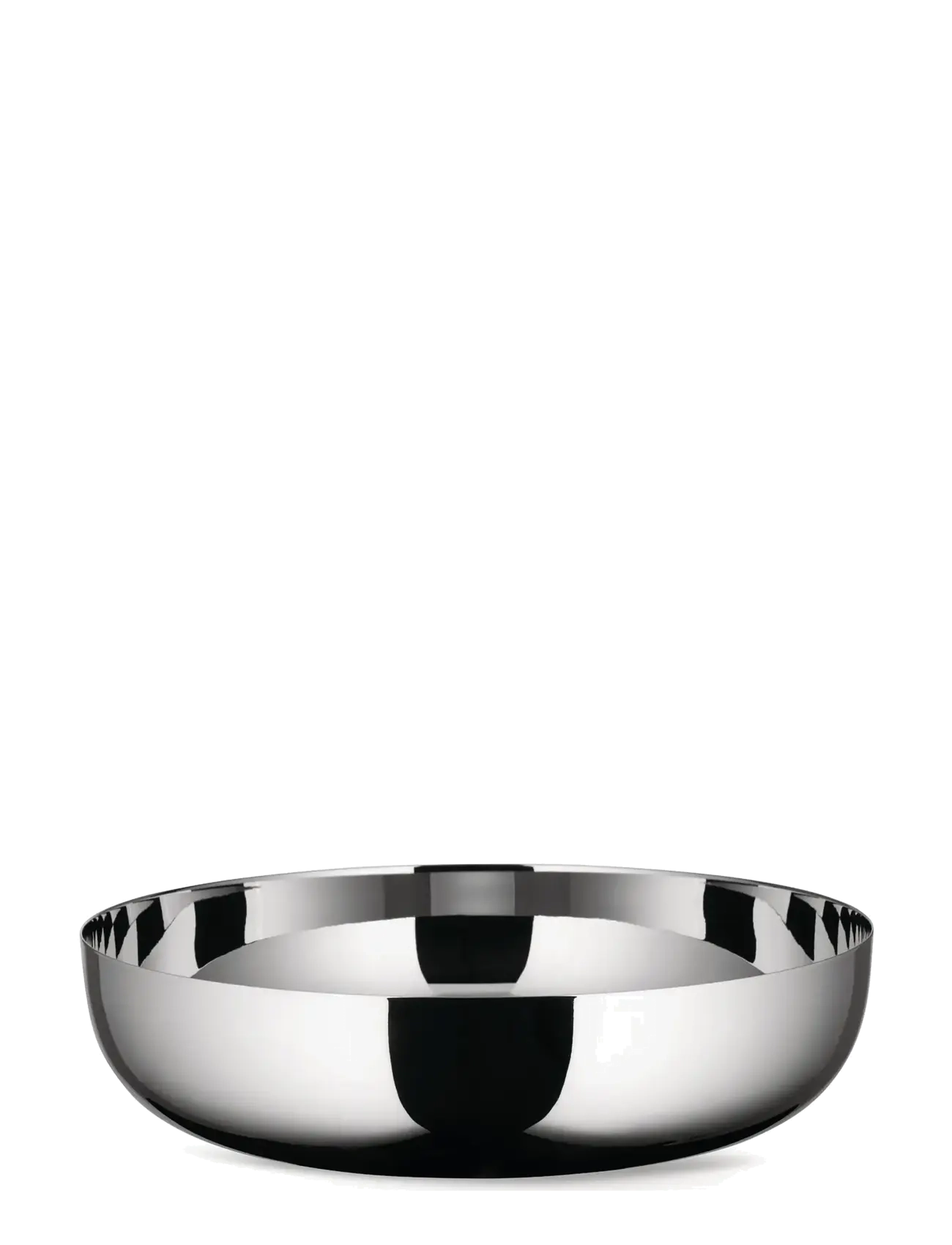 Alessi Salad Bowl In 18/10 Stainless Steel, Salad Skål, Sølv, Str: D24CM