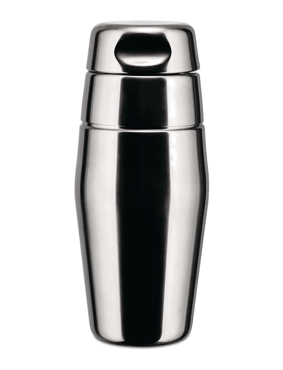 Alessi - Cocktail shaker in 18/10 stainless steel, mirror-polished - Šeikerid ja kokteilivahendid - steel - 1
