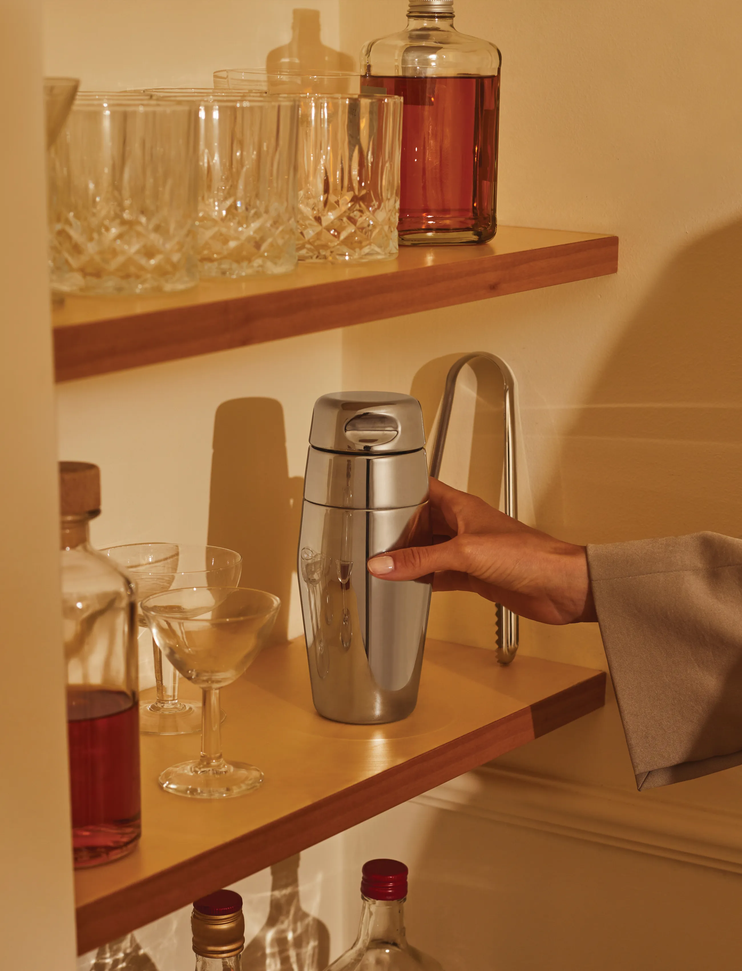 Alessi - Cocktail shaker in 18/10 stainless steel, mirror-polished - steel - 3
