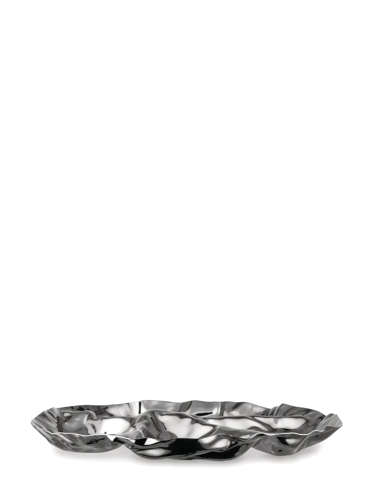 Alessi Multi-Part Conch For Hors D'oeuvres In 18/10 Stainless Steel, Mirror-Polished, Decorative Platters, Sølv, Str: D32.3CM