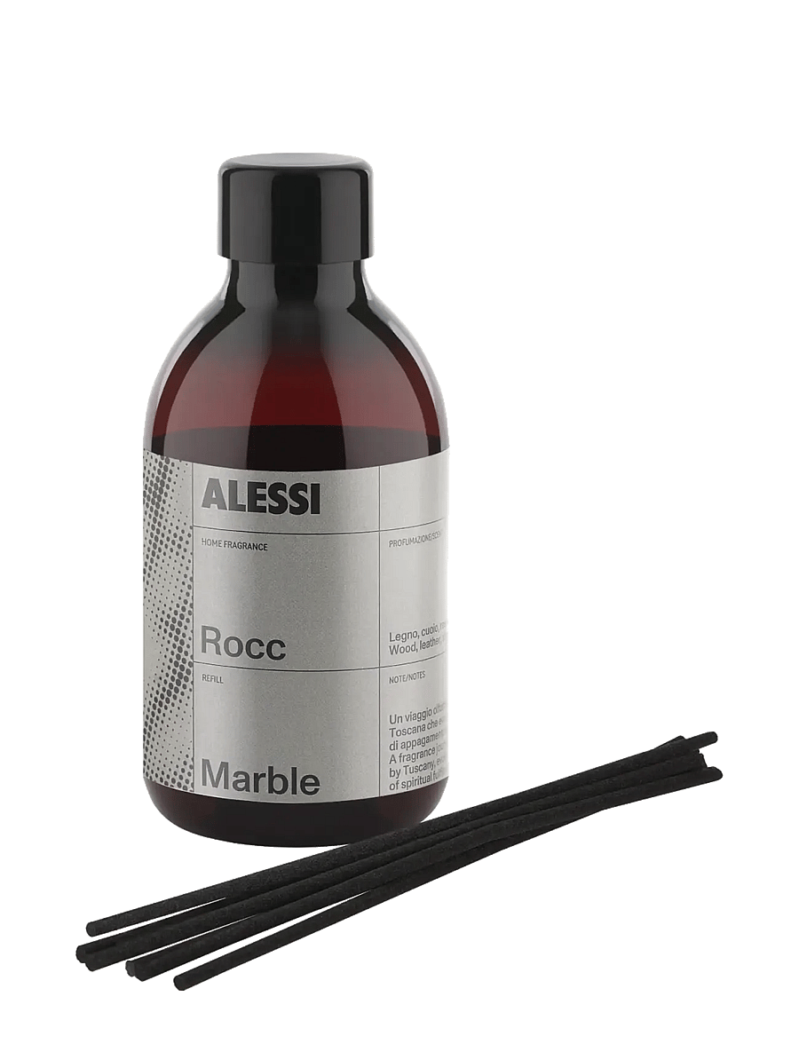 Alessi - Refill and rattan sticks Marble scent - alla 20 € - steel - 1