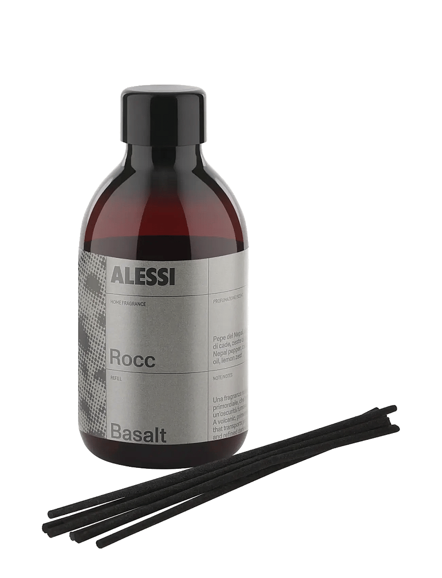 Alessi - Refill and rattan reed Fragrance Basalt - unter 20€ - steel - 1