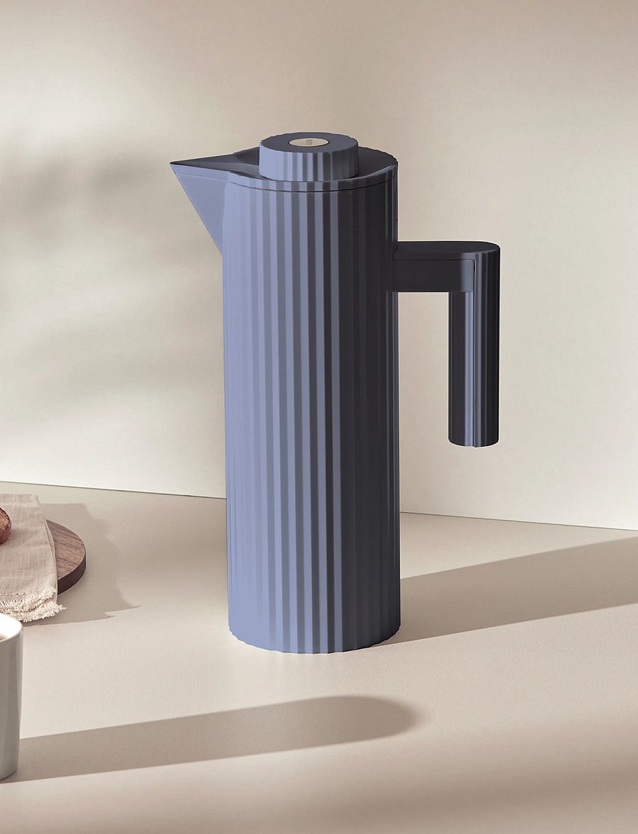 Alessi - Thermo-insulated jug in thermoplastic, grey Double thermal glass inside - termoskannud - grey - 2