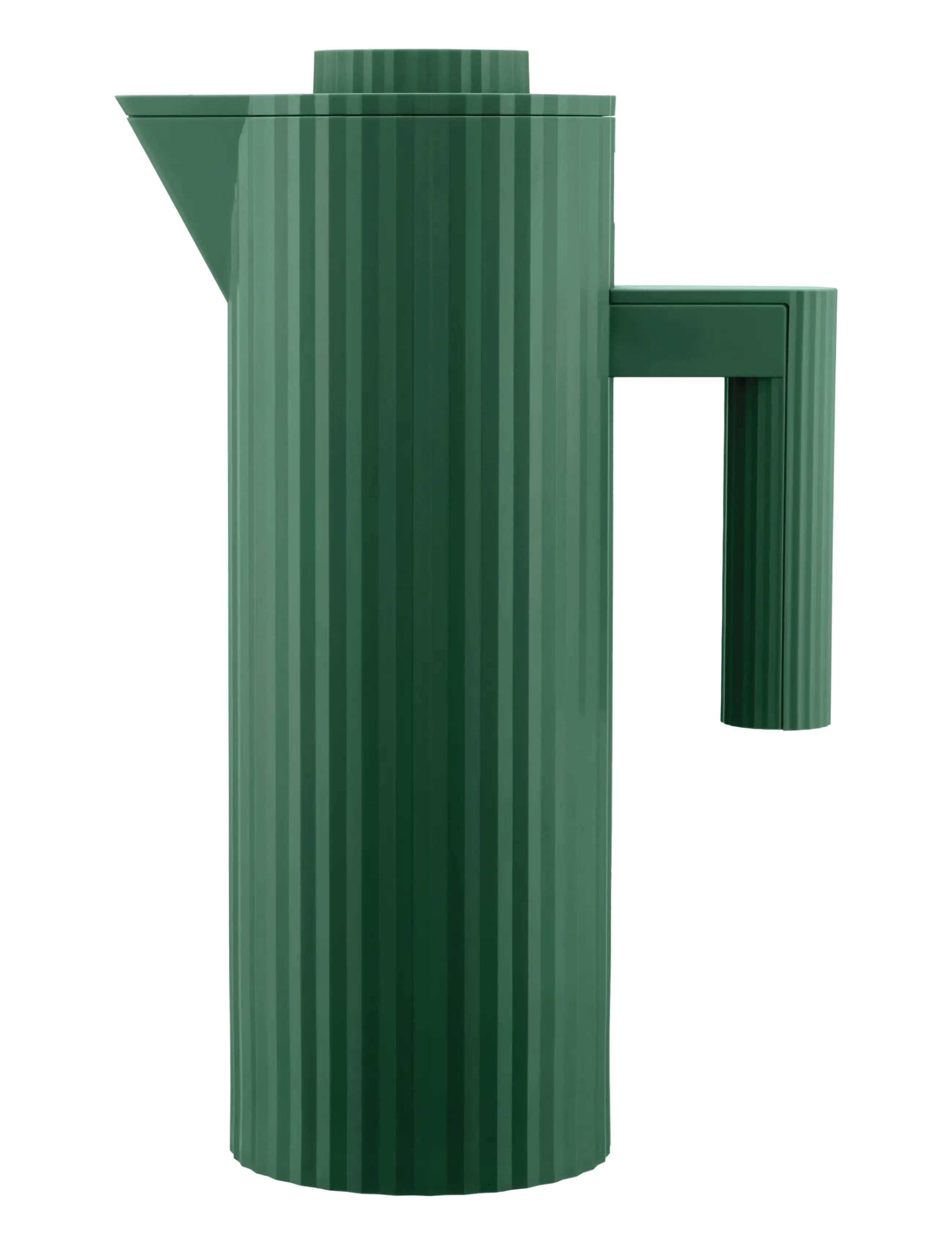 Alessi Thermo-insulated jug in thermoplastic, green Double thermal glass inside - Termokanner - GREEN / green