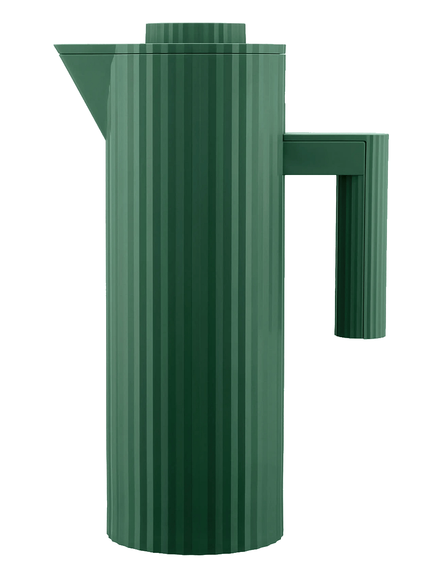 Alessi - Thermo-insulated jug in thermoplastic, green Double thermal glass inside - thermoskannen - green - 1
