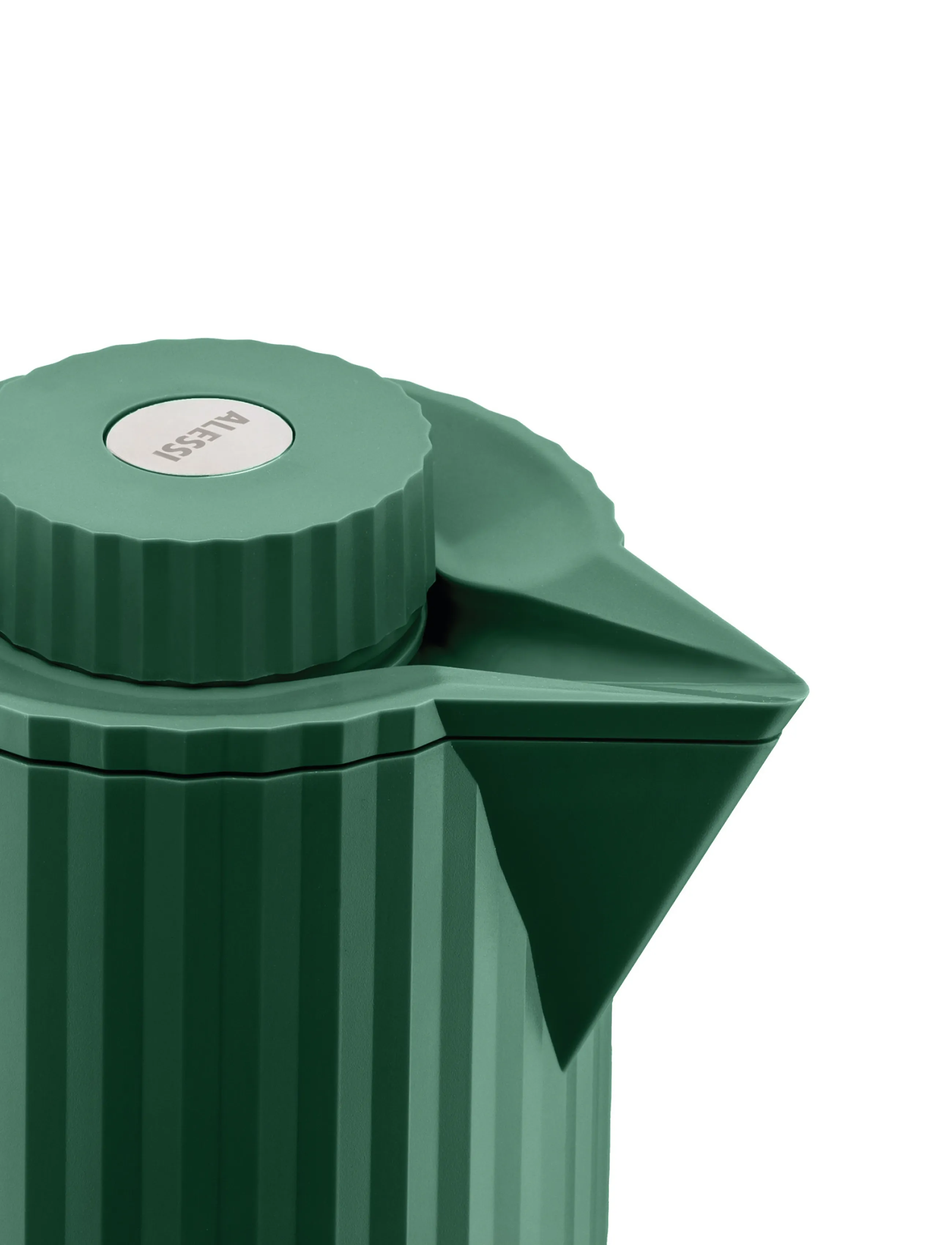 Alessi - Thermo-insulated jug in thermoplastic, green Double thermal glass inside - green - 2