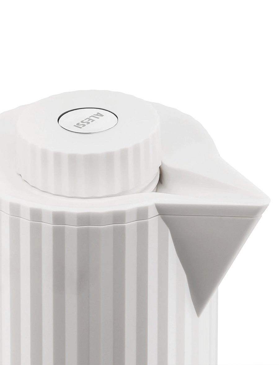 Alessi - Thermo-insulated jug in thermoplastic, white Double thermal glass inside - termoskannud - white - 4