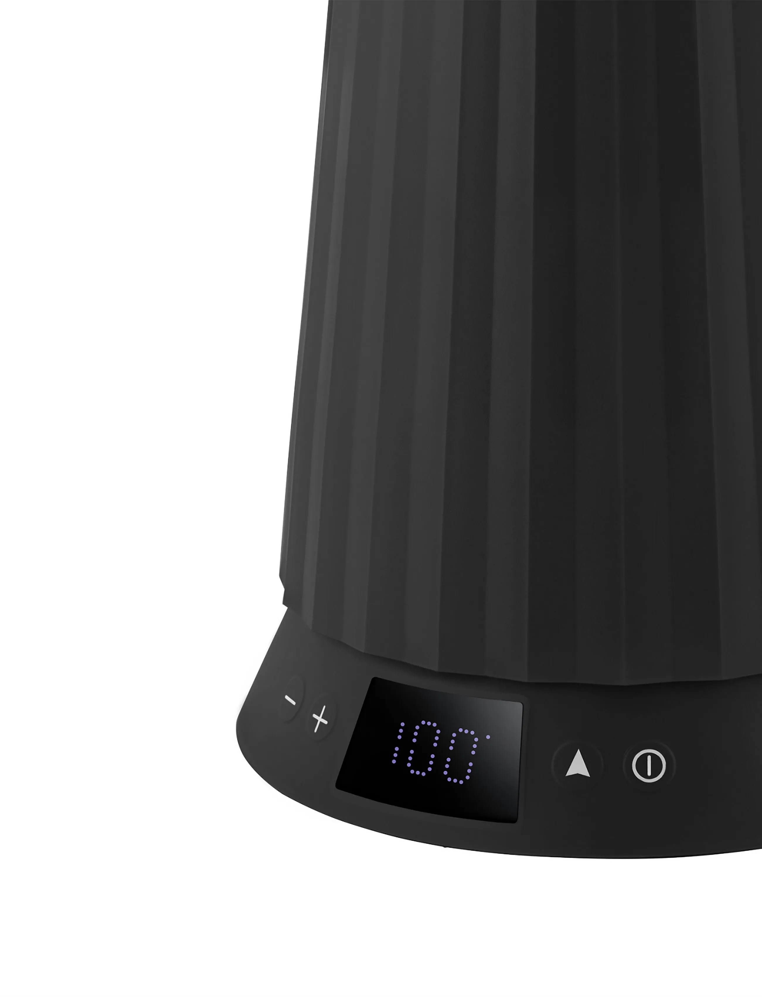Alessi - Electric kettle with temperature control, in thermoplastic, black European plug 1850–2200W - black - 5