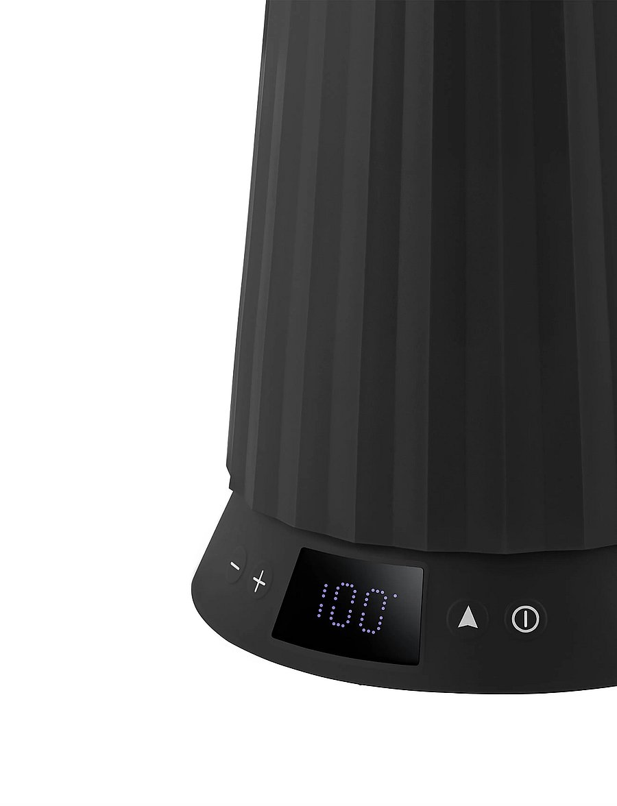 Alessi - Electric kettle with temperature control, in thermoplastic, black European plug 1850–2200W - veekeetjad ja -keedukannud - black - 5
