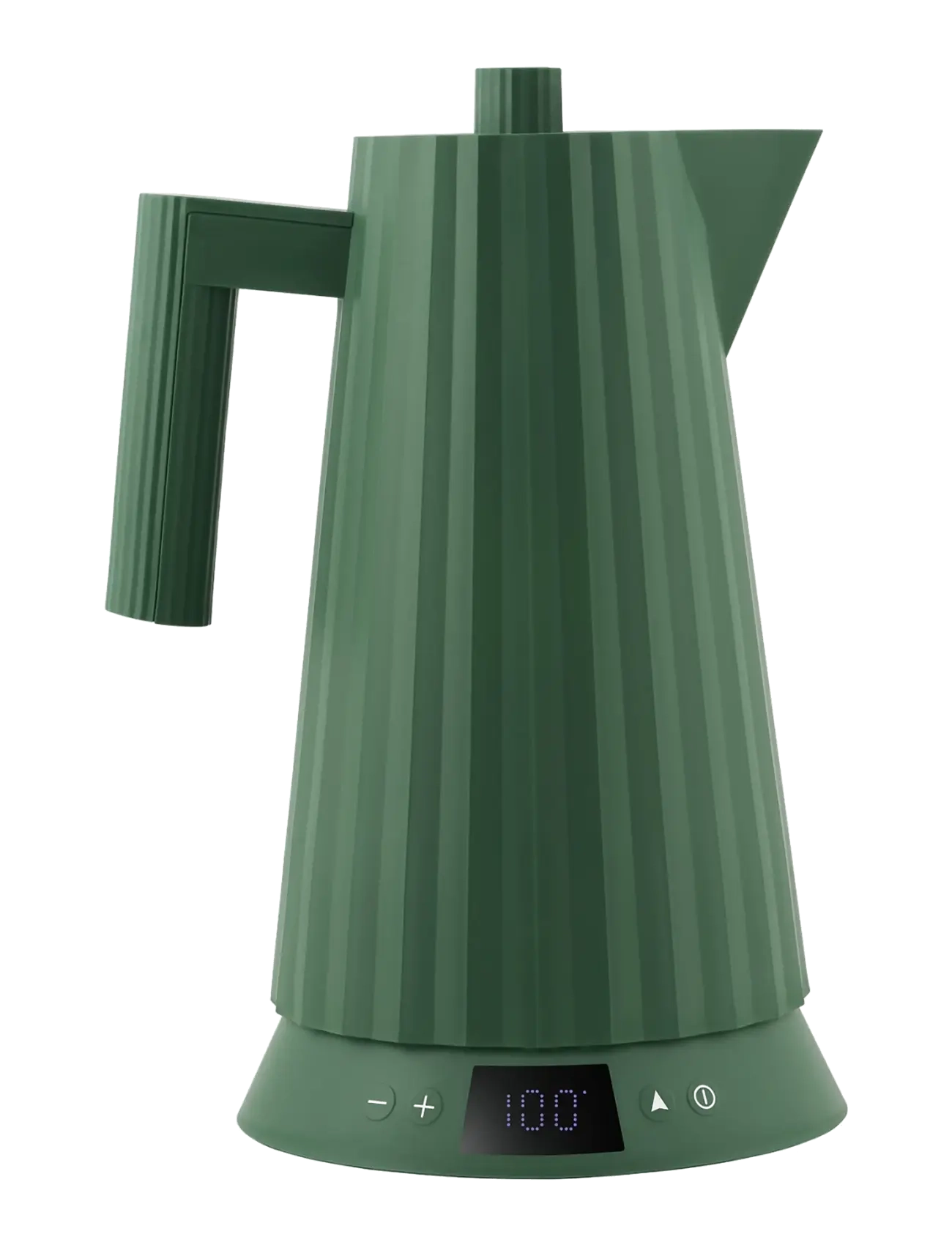 Alessi Electric Kettle With Temperature Control, In Thermoplastic, Green European Plug 1850–2200W, Kedel og vandkoger, Grøn, Str: 2200 W