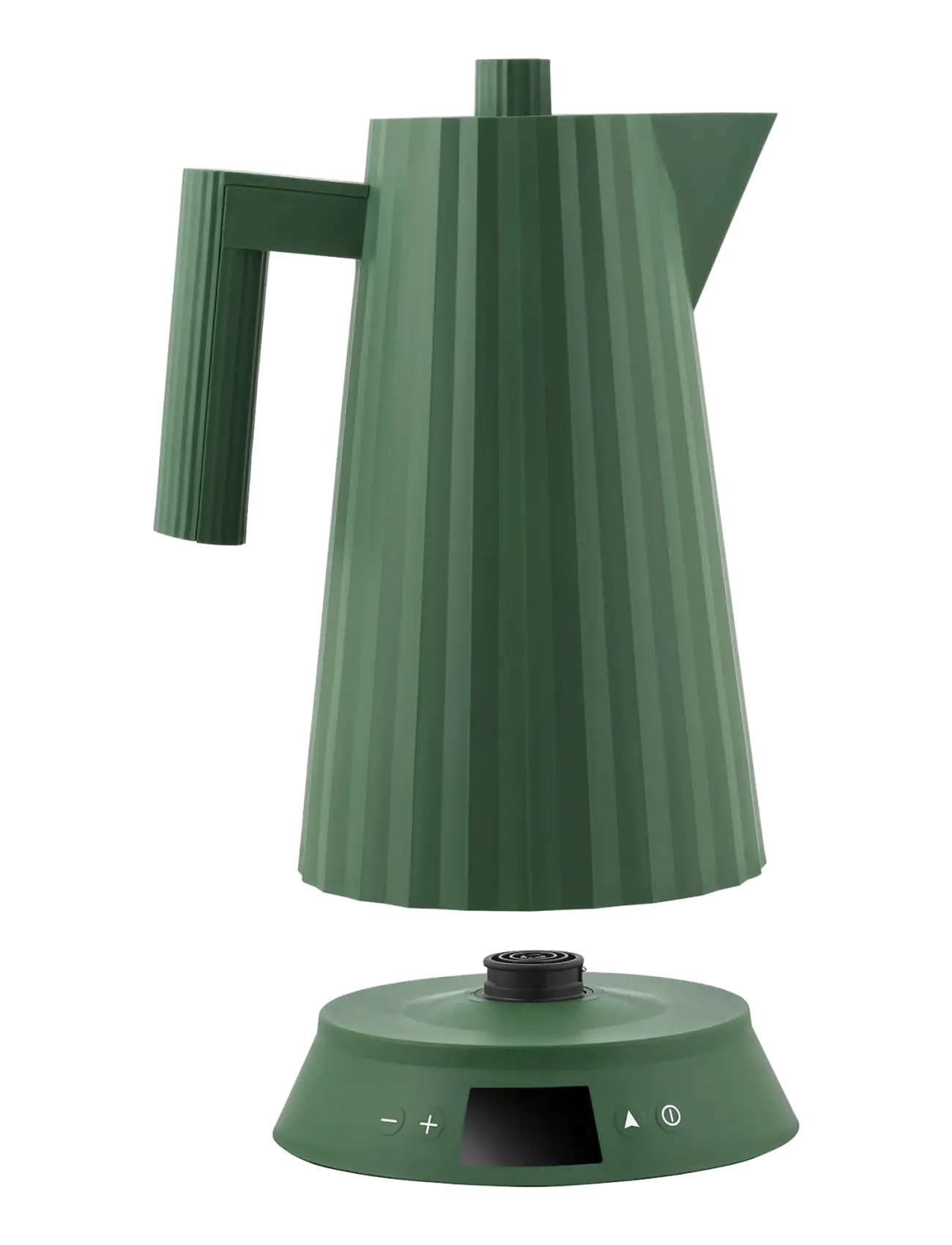 Alessi - Electric kettle with temperature control, in thermoplastic, green European plug 1850–2200W - green - 2