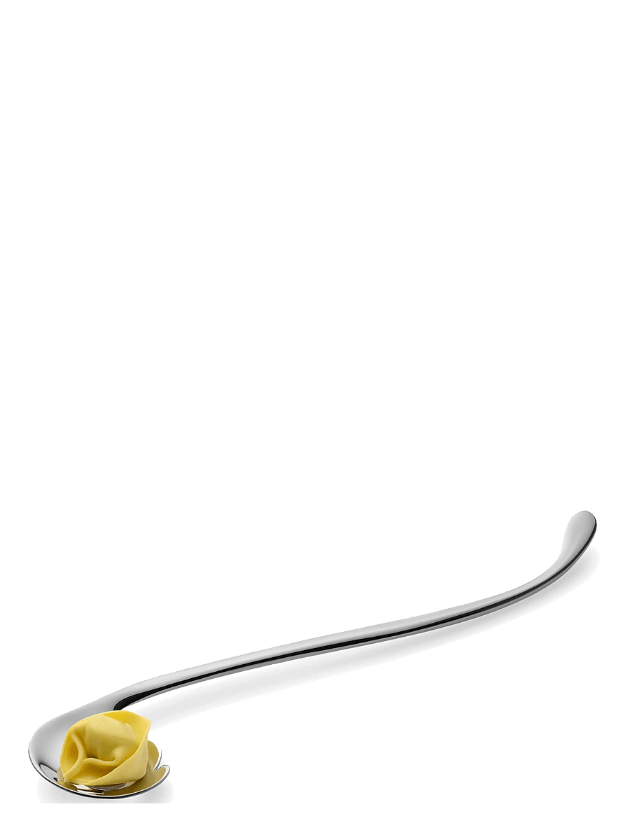 Alessi - Pasta tester in 18/10 stainless steel mirror-polished - lusikad, kulbid ja pannilusikad - steel - 2