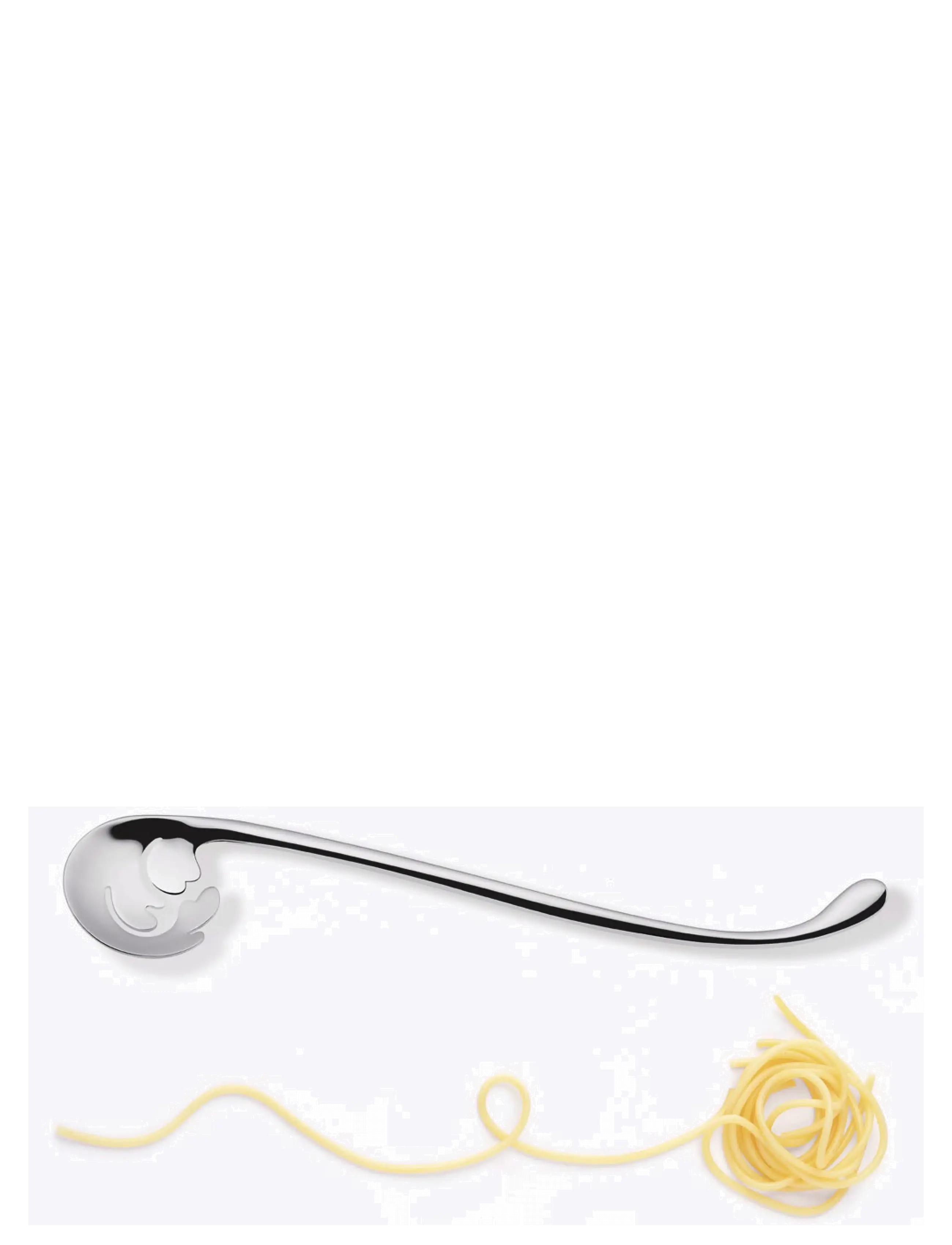 Alessi - Pasta tester in 18/10 stainless steel mirror-polished - steel - 3
