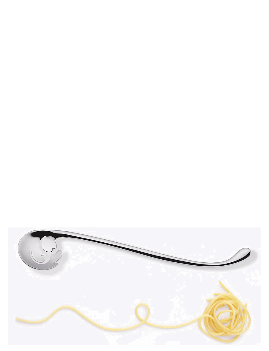 Alessi - Pasta tester in 18/10 stainless steel mirror-polished - lusikad, kulbid ja pannilusikad - steel - 3