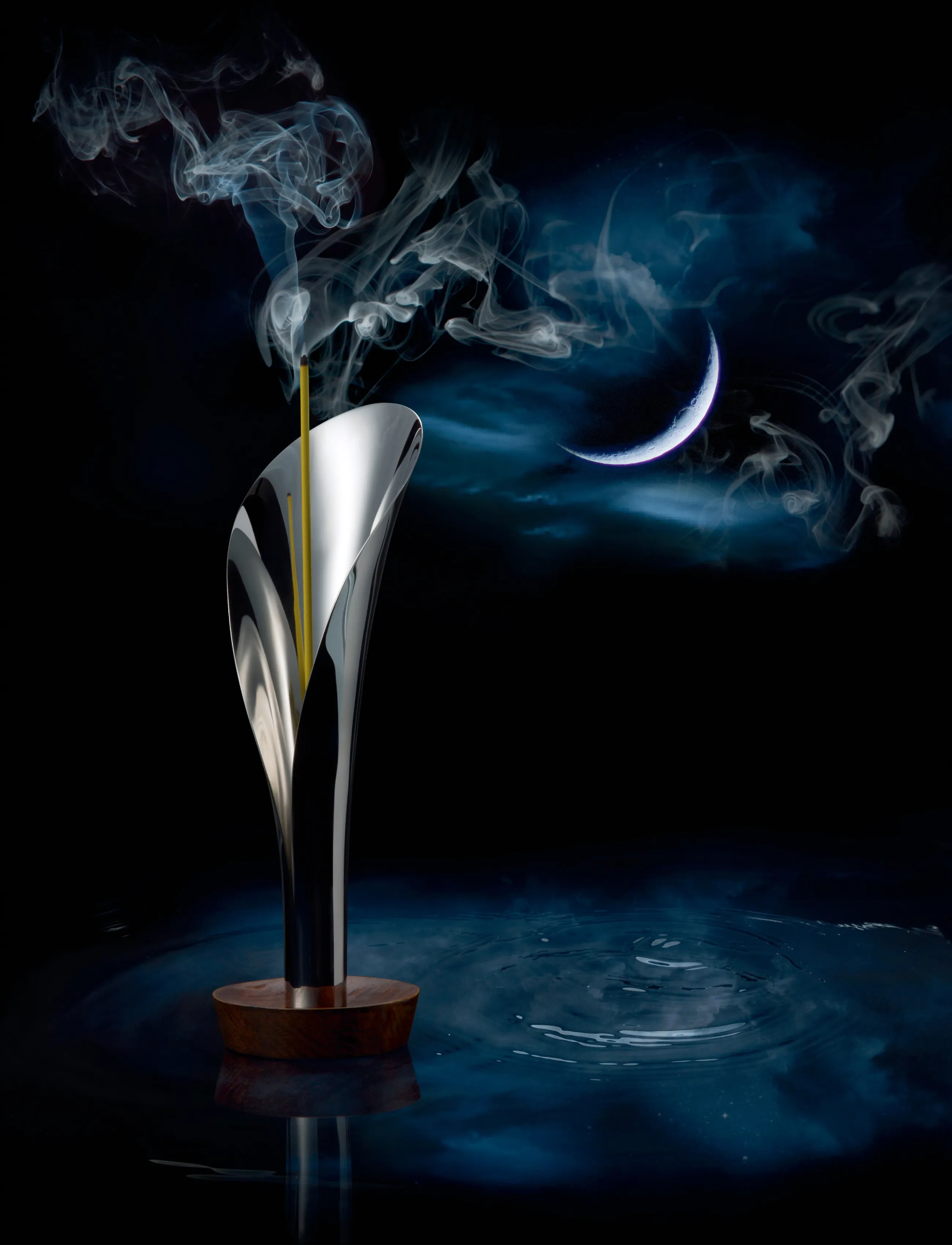 Alessi Refill 20 Incense Sticks Shhh, One Size, Home, Schwarz - Fragrance Diffusers, Homeware