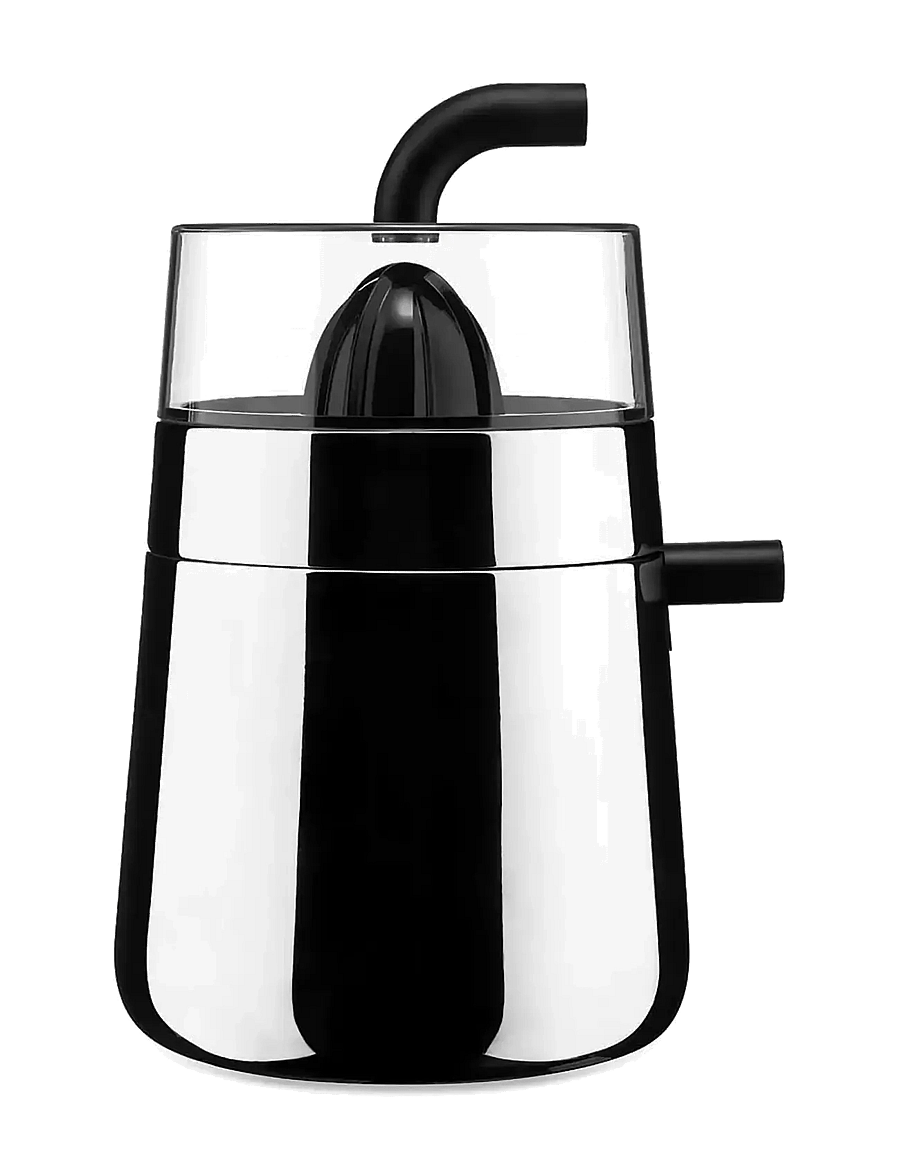 Alessi - Electric citrusi 18/10 stainless steel and thermoplastic, black European plug 72-85W - citrusinių vaisių sulčiaspaudės - black - 1