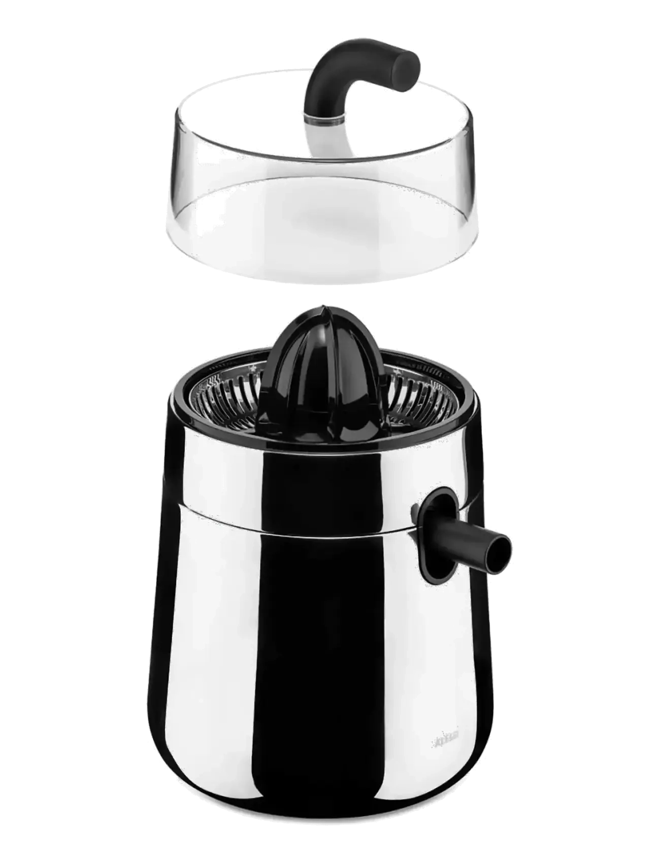 Alessi - Electric citrusi 18/10 stainless steel and thermoplastic, black European plug 72-85W - black - 2