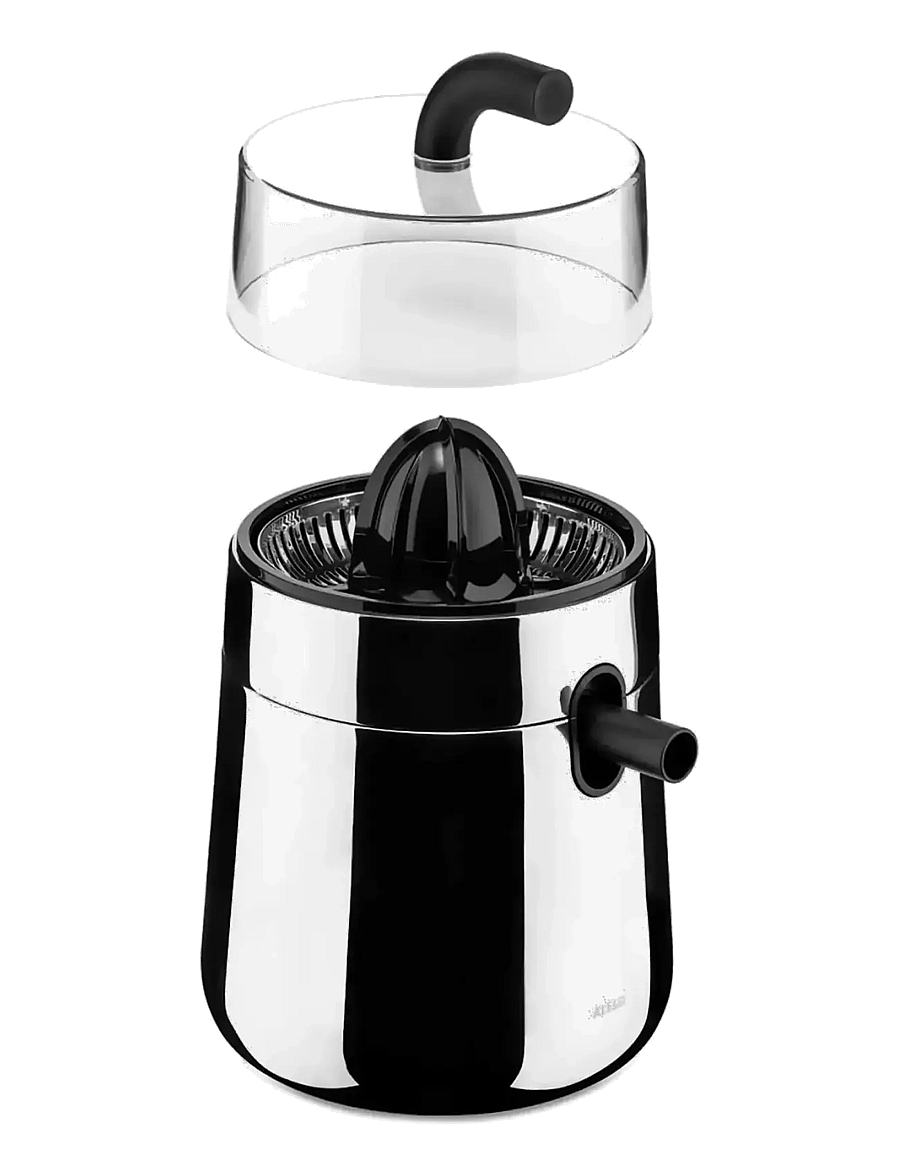 Alessi - Electric citrusi 18/10 stainless steel and thermoplastic, black European plug 72-85W - citrusinių vaisių sulčiaspaudės - black - 2
