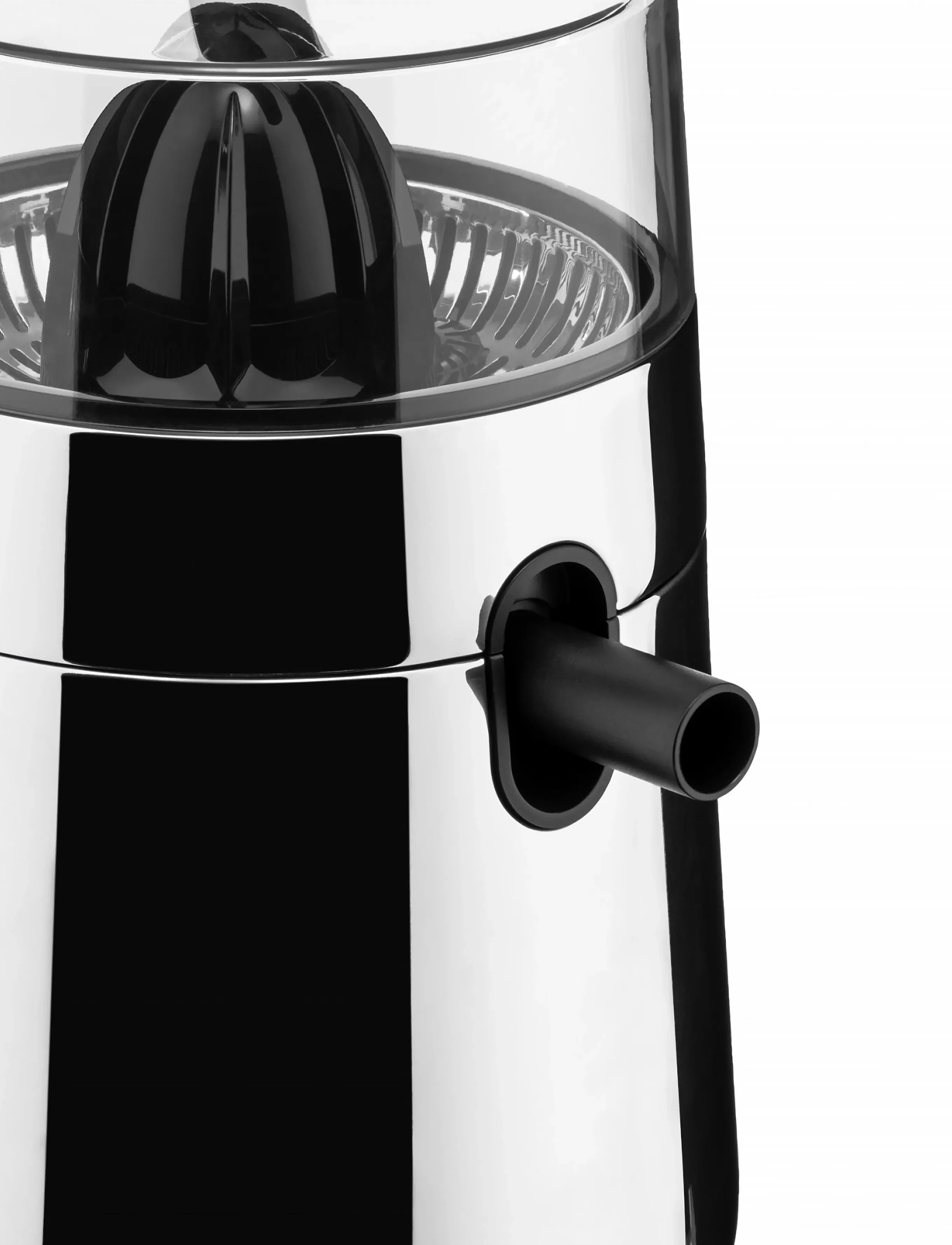 Alessi - Electric citrusi 18/10 stainless steel and thermoplastic, black European plug 72-85W - black - 4