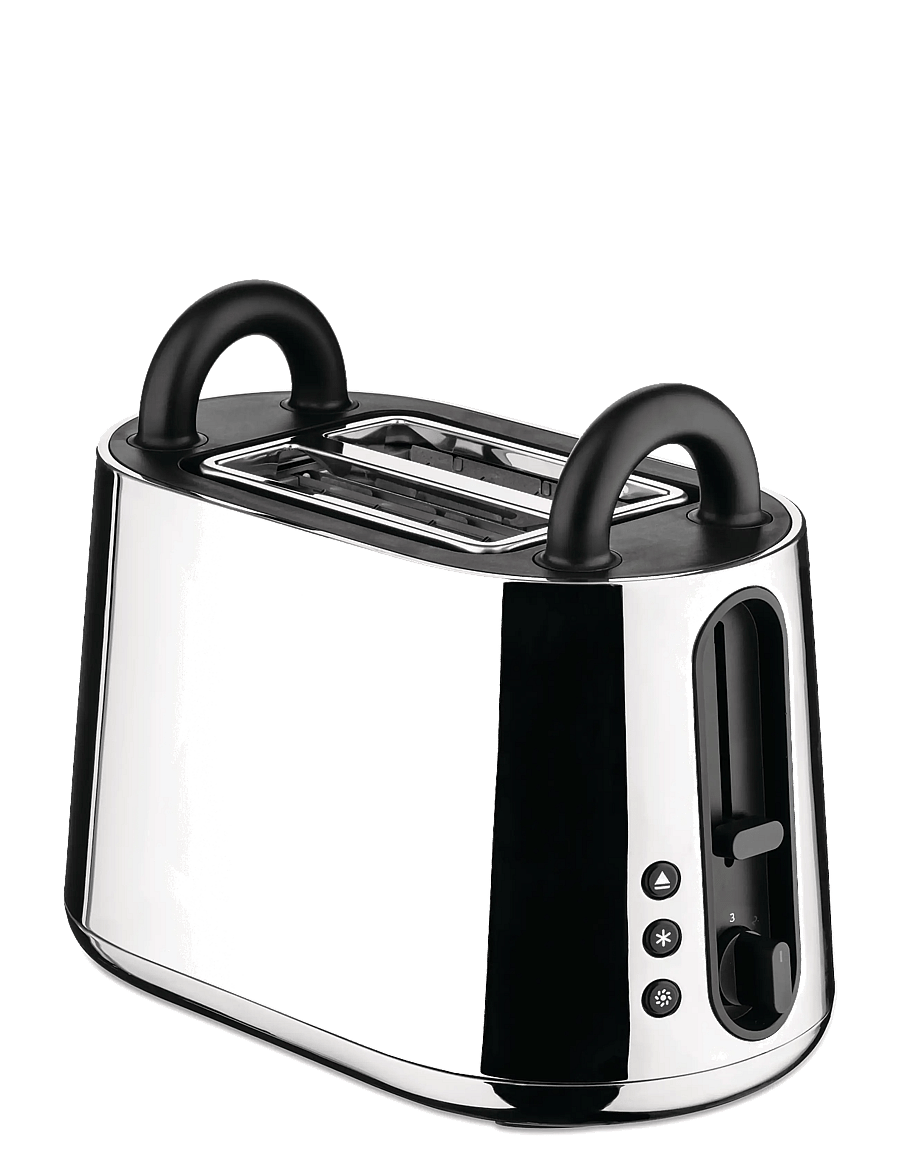 Alessi - Bread grate in 18/10 stainless steel and thermoplastic, black European plug 775-925W - skrudintuvai - black - 1