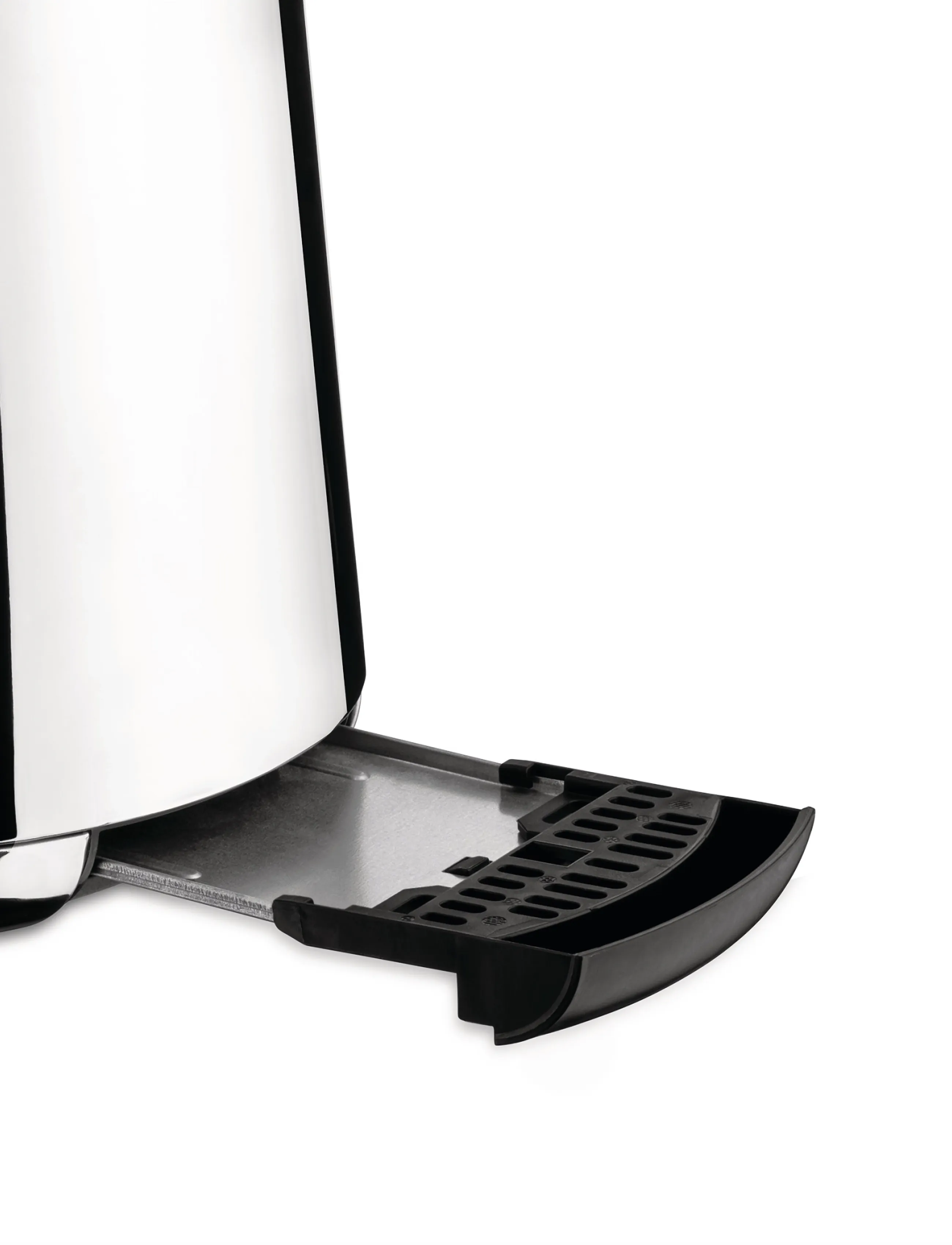 Alessi - Bread grate in 18/10 stainless steel and thermoplastic, black European plug 775-925W - black - 2