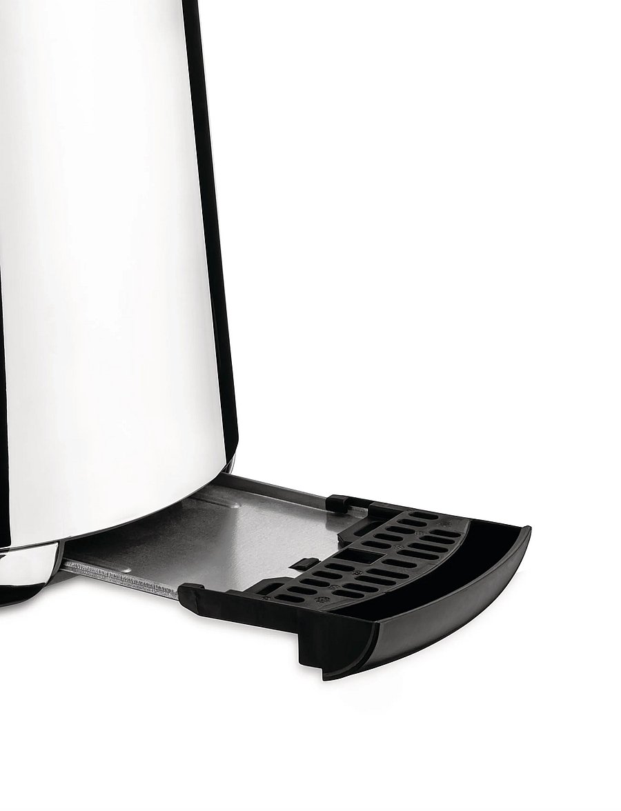 Alessi - Bread grate in 18/10 stainless steel and thermoplastic, black European plug 775-925W - skrudintuvai - black - 2