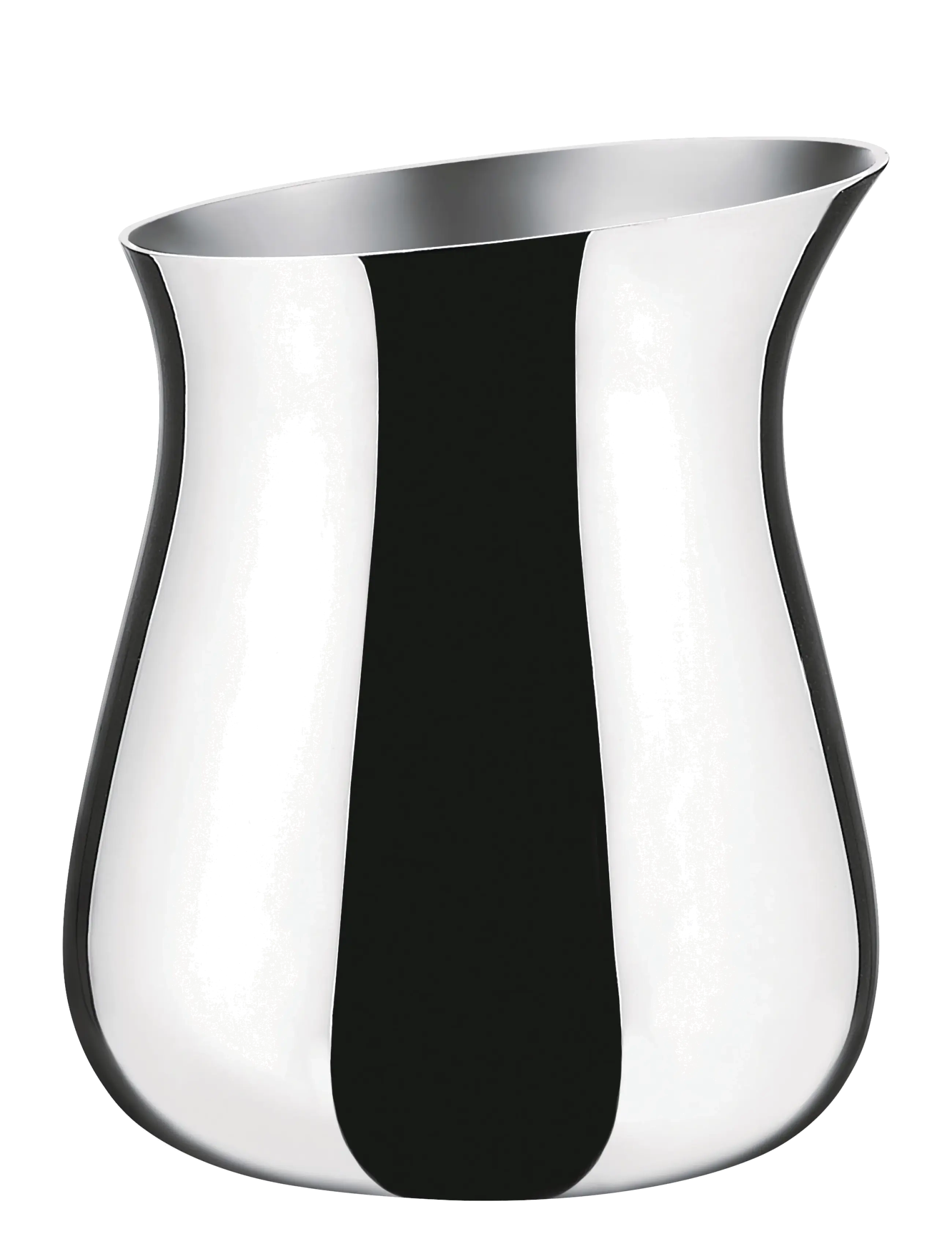 Alessi Cream jug in 18/10 stainless steel, mirror-polished - Alessi - STEEL / silver