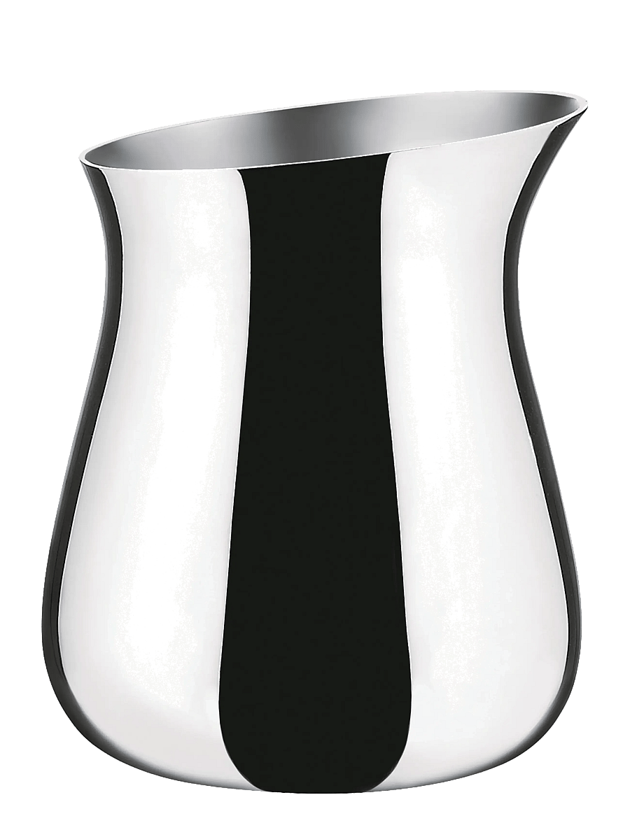 Alessi - Cream jug in 18/10 stainless steel, mirror-polished - piimakannud - steel - 1