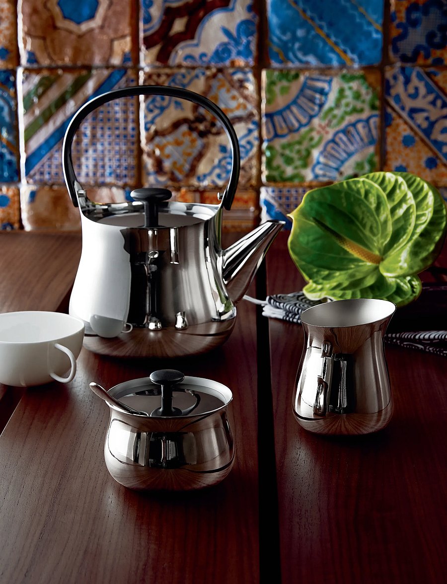 Alessi - Cream jug in 18/10 stainless steel, mirror-polished - piimakannud - steel - 0