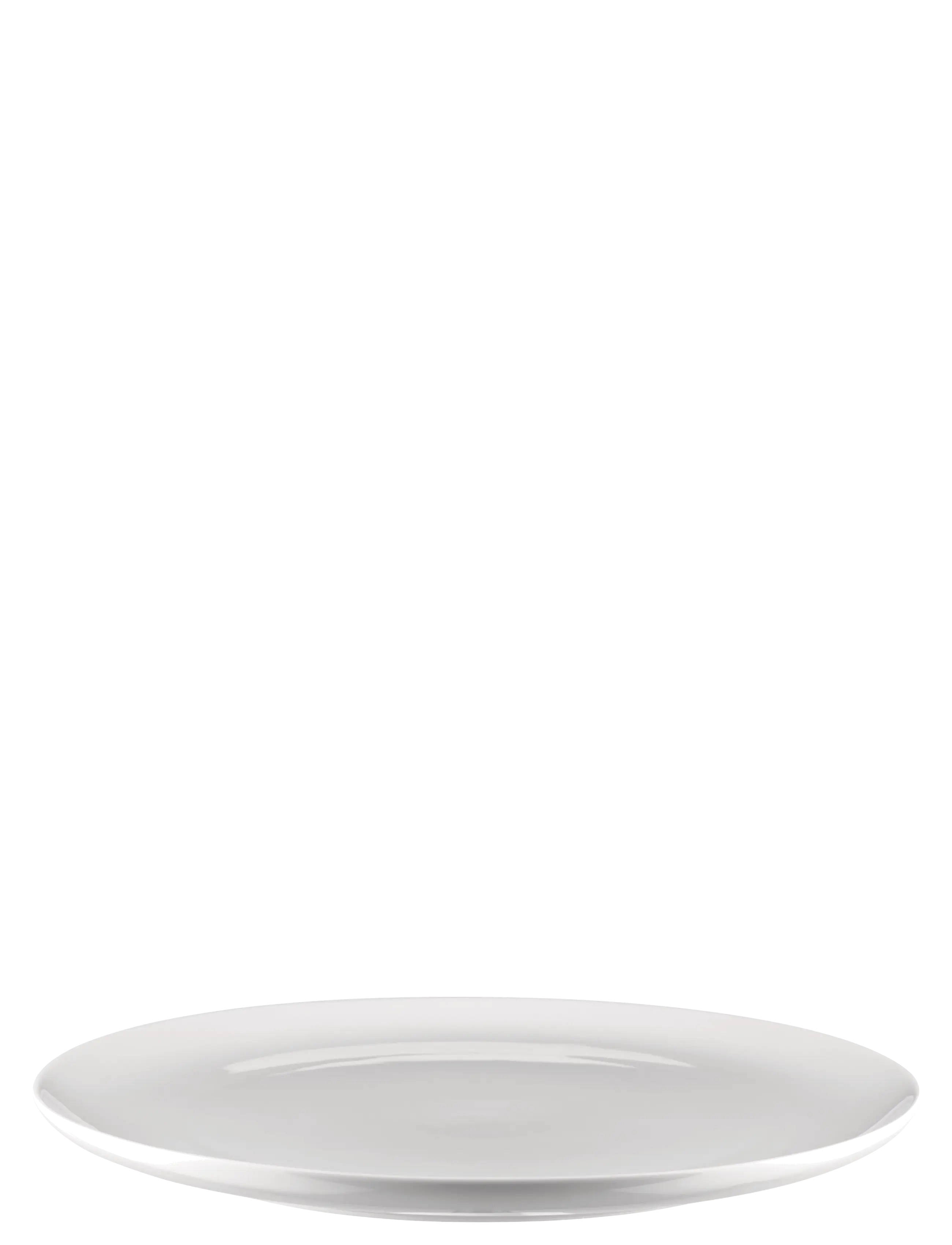 Alessi Alessi Plate in white porcelain - Christmas gifts - WHITE / white