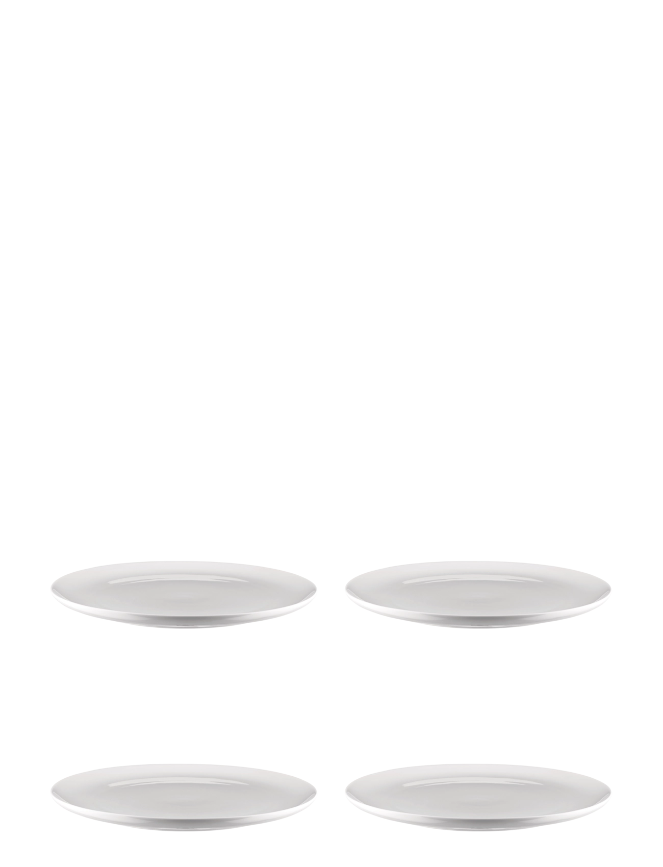 Alessi Alessi Plate in white porcelain - Speiseteller - WHITE / white